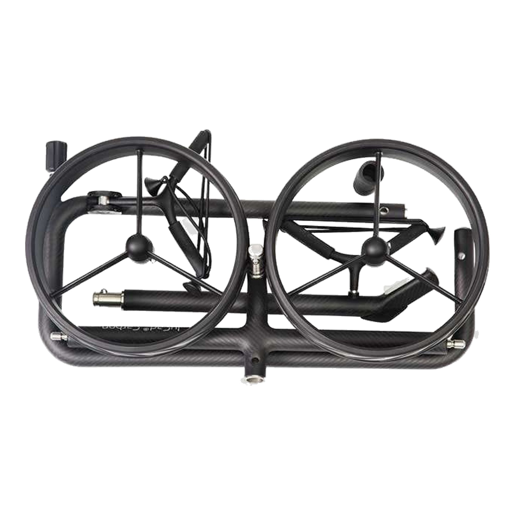 Carrelli JuCad Carbon a 2 ruote