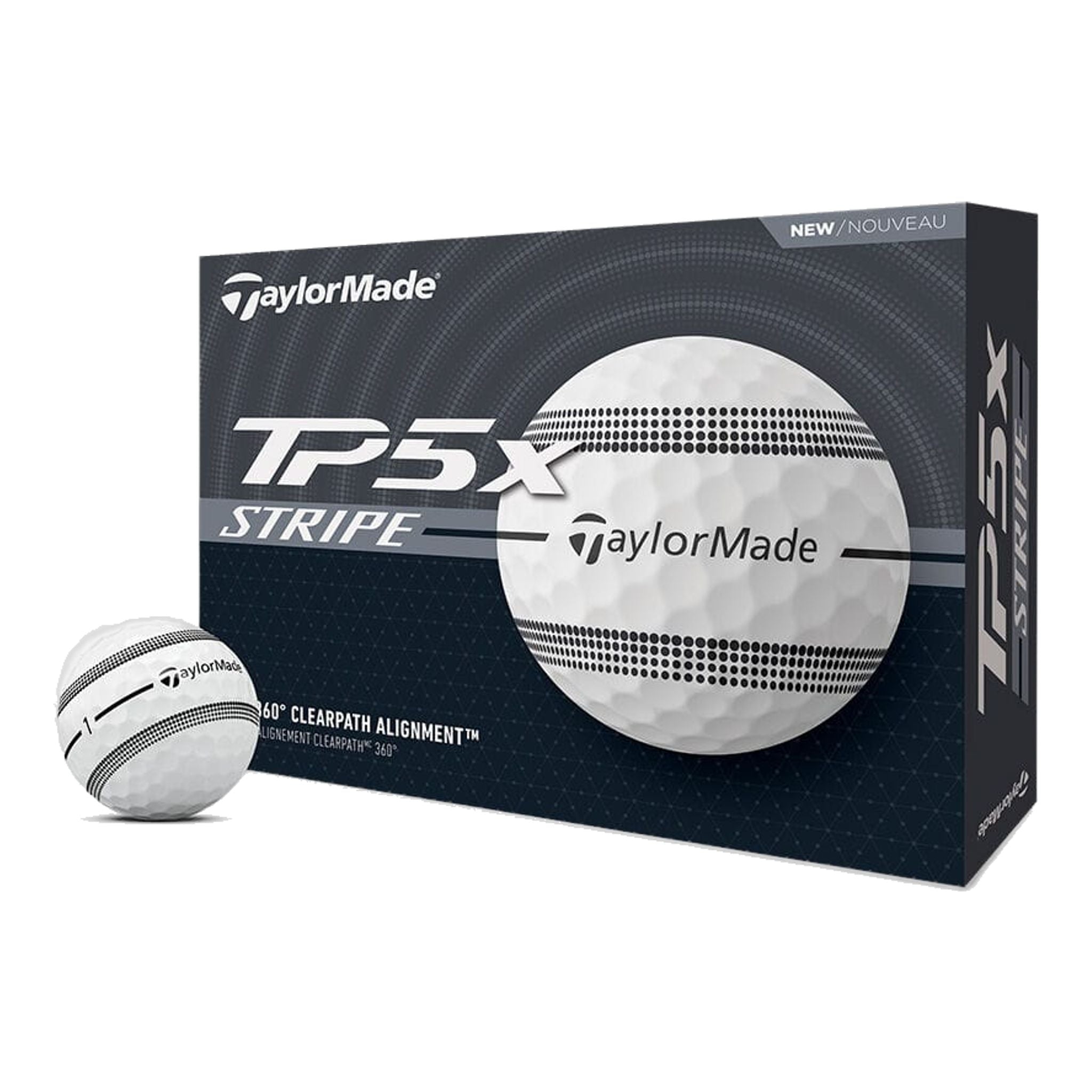 Palline da golf TaylorMade TP5x Stripe (24)