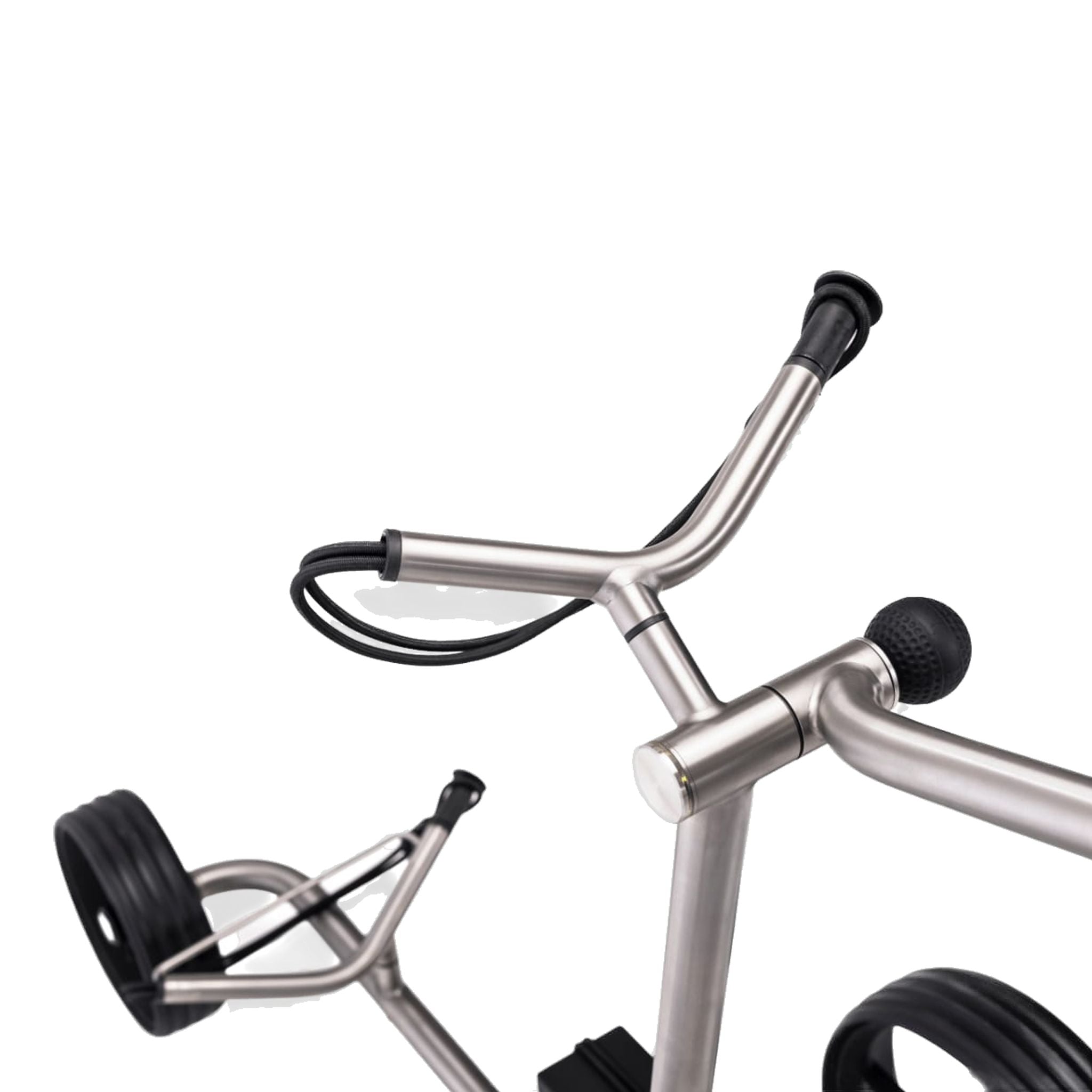 Carrello elettrico TiCad Voyage con comando a manopola rivestita in pelle