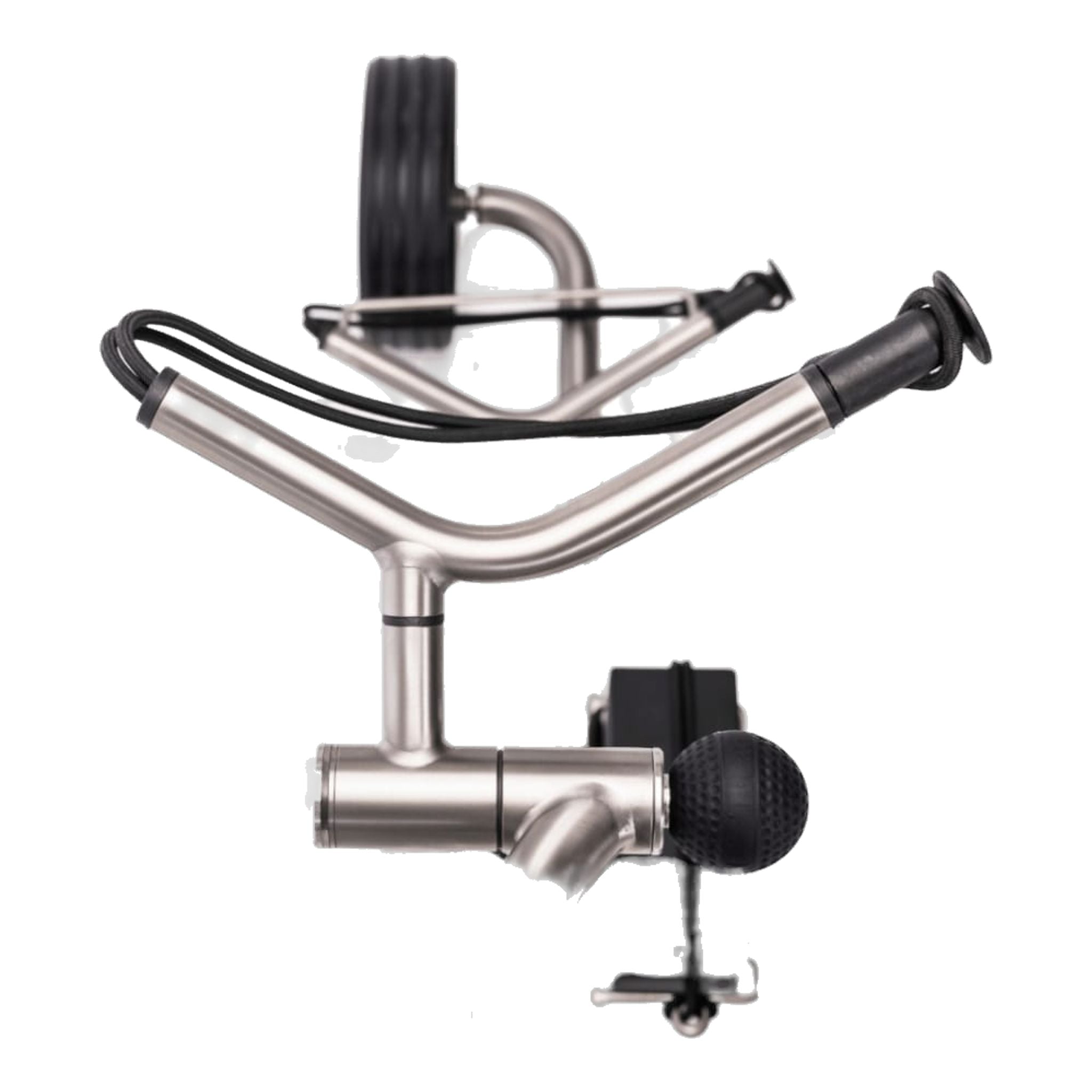 Carrello elettrico TiCad Voyage con comando a manopola rivestita in pelle