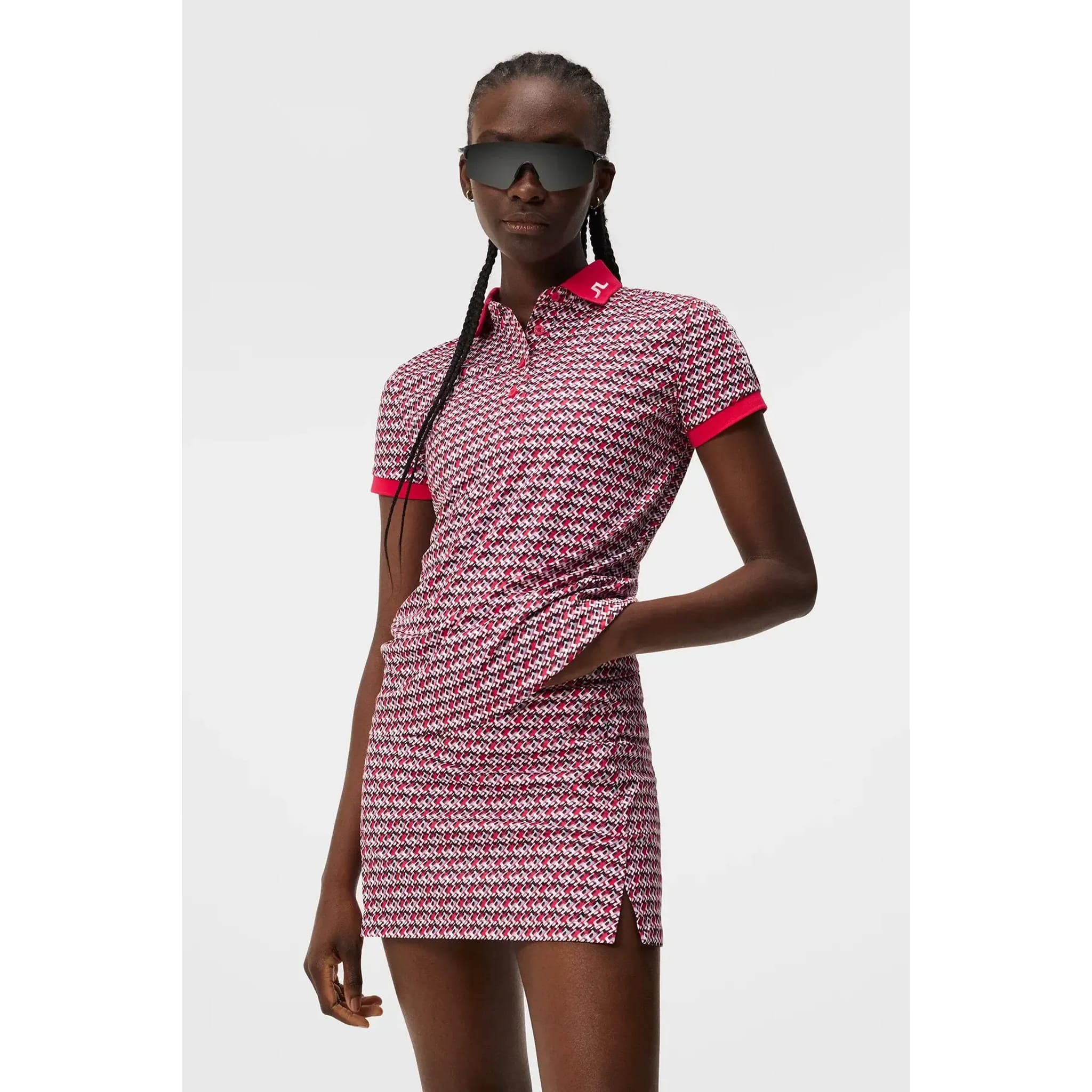 Polo da donna con stampa tecnica Tour J. Lindeberg