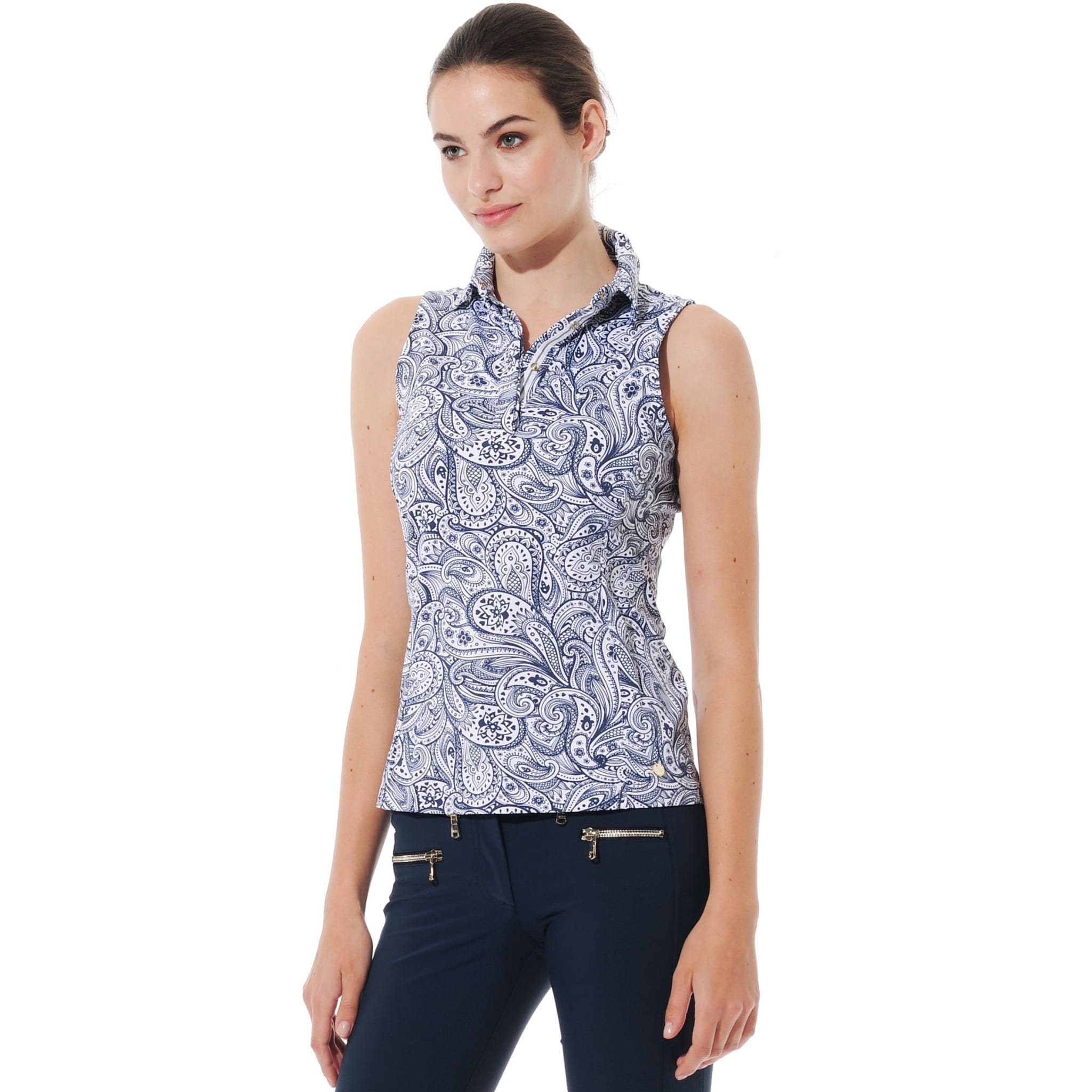 MDC Sportwear W Polo SL Merlyn Stampa Paisley