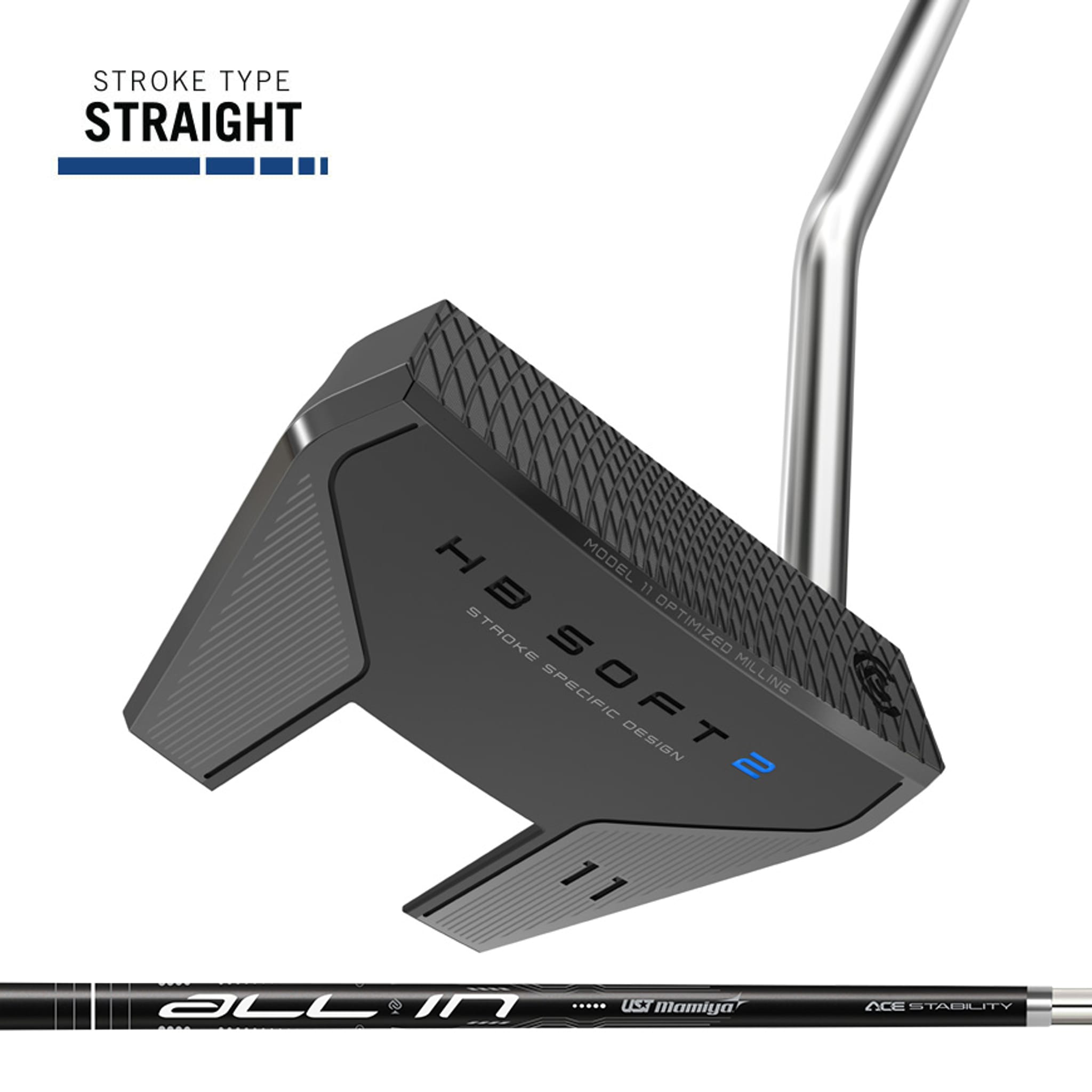 Putter Cleveland HB Soft 2 nero satinato #11S