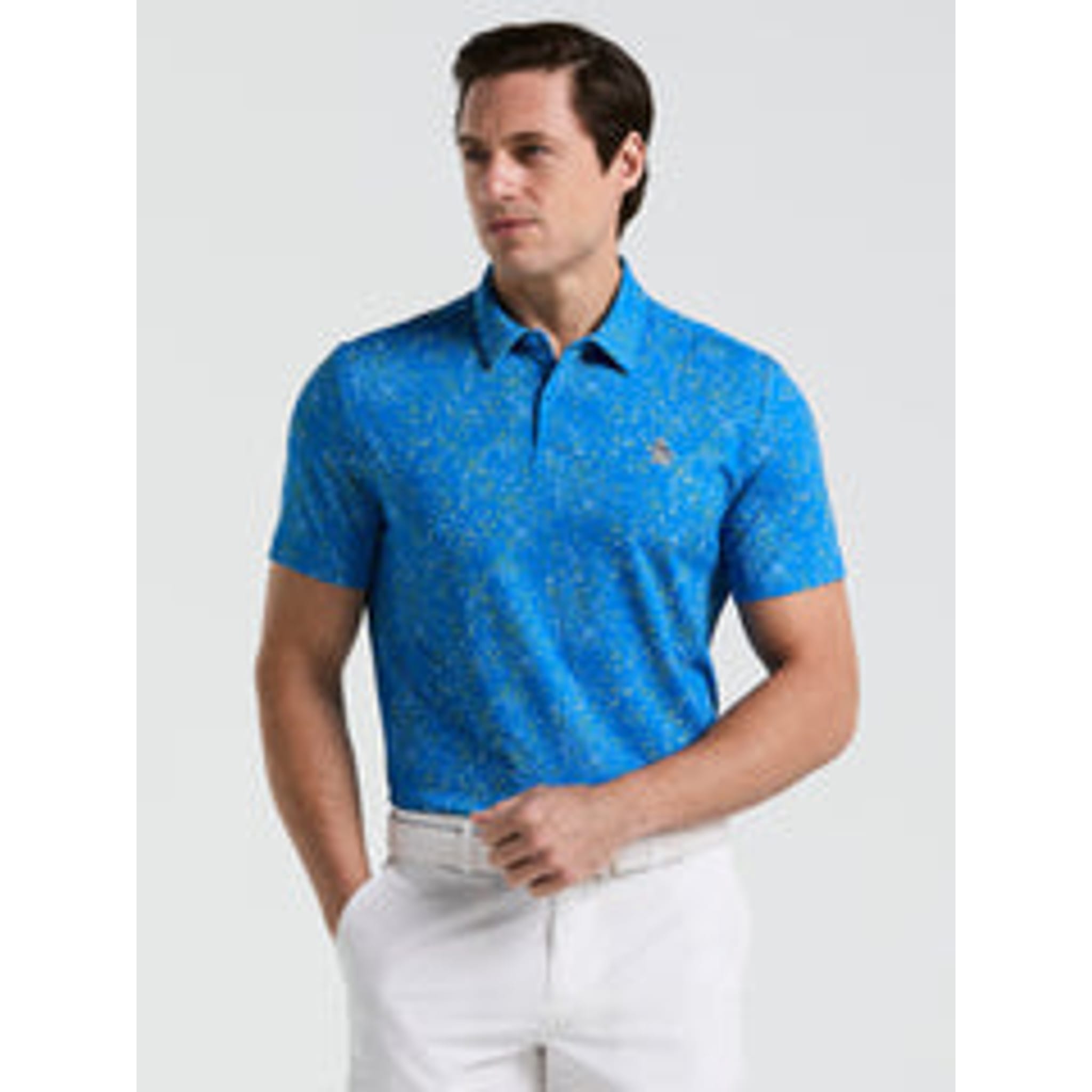 Original Penguin All-Over Micro Abstract Print Polo Herren