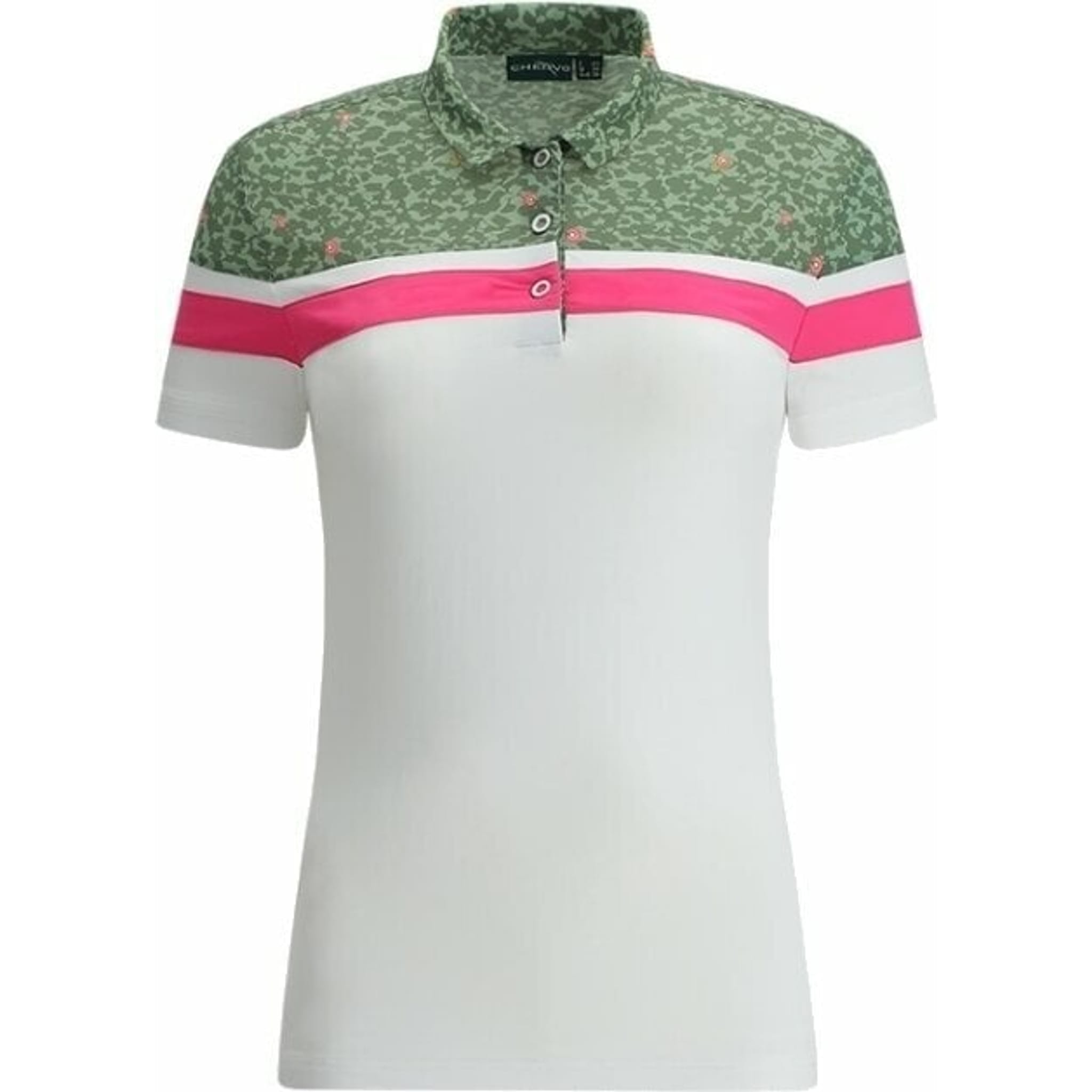 Polo da golf Chervo Assort Donna Bianco, Rosa, Verde D-36 (I-42