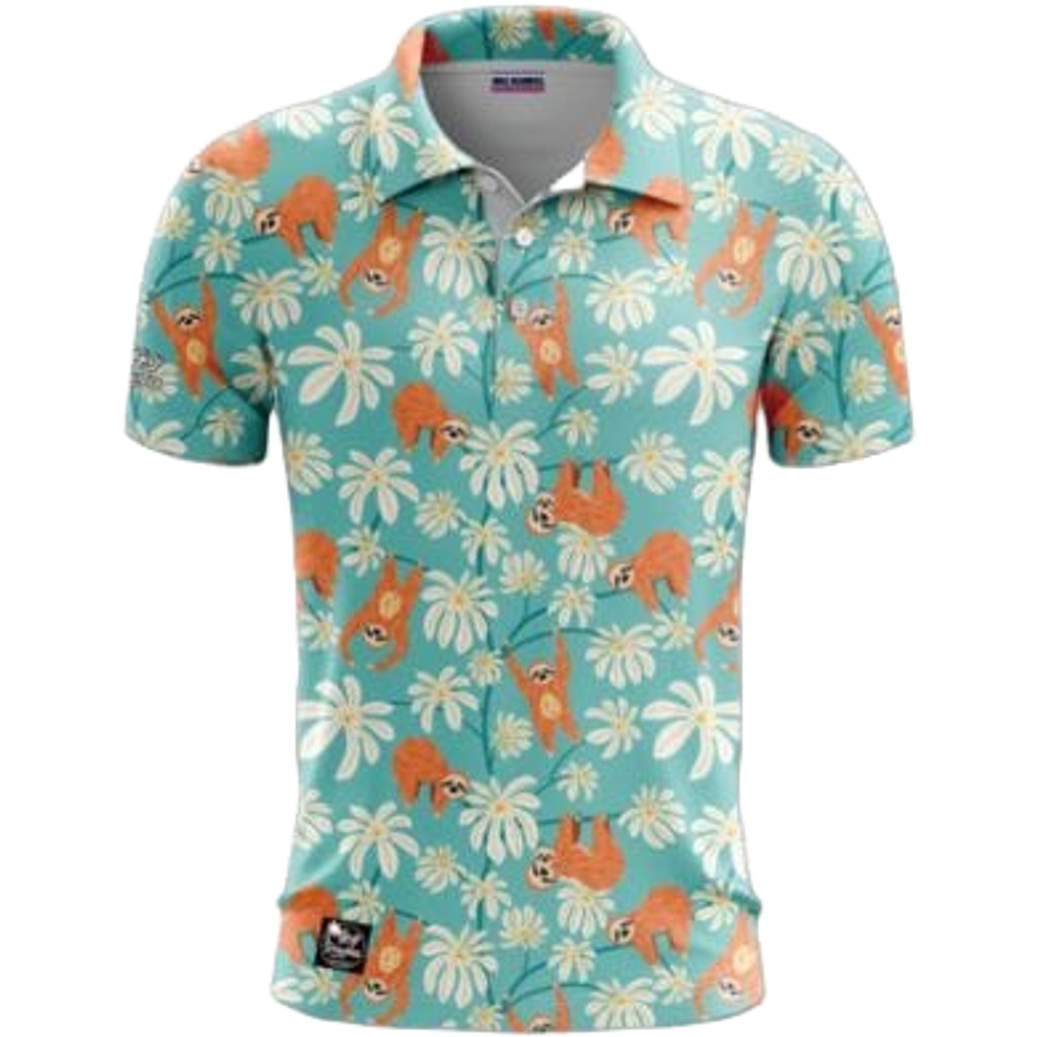 Polo da uomo Golf Rowdies Sloth