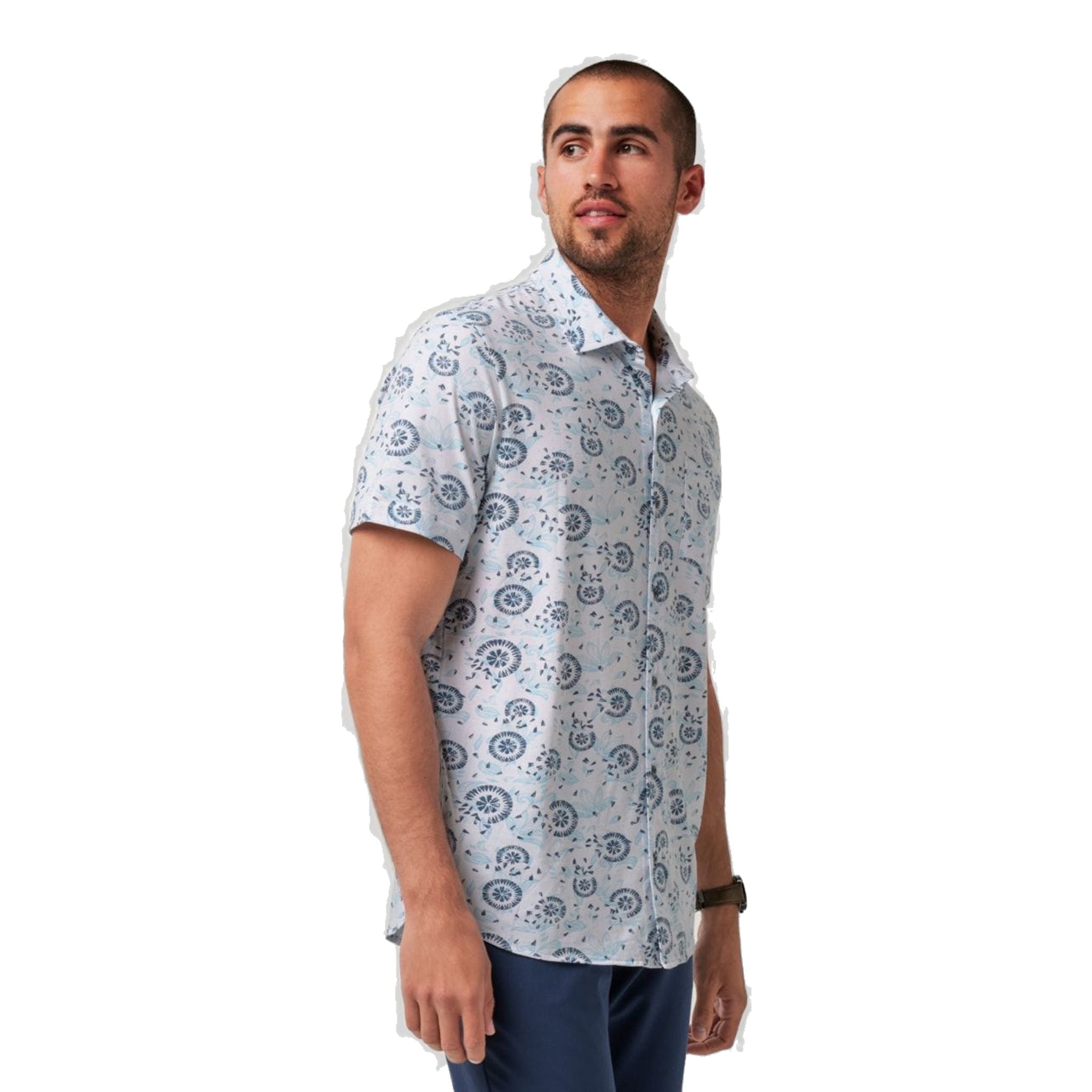 Camicia abbottonata Travis Mathew Flourish da uomo