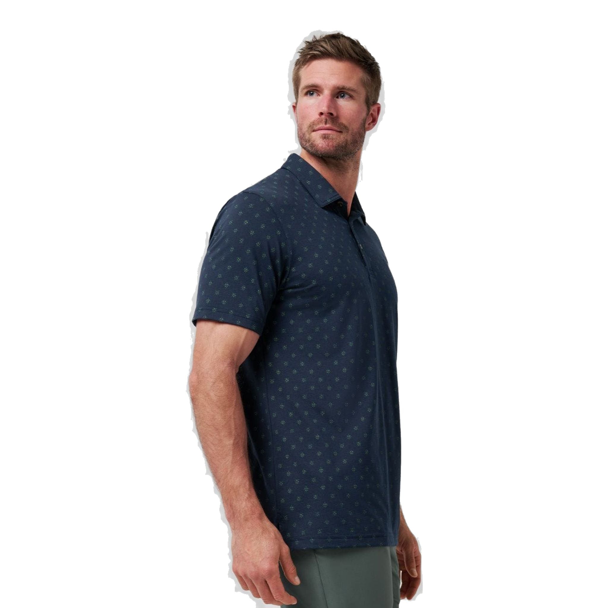 Polo da uomo Travis Mathew Line Of Play