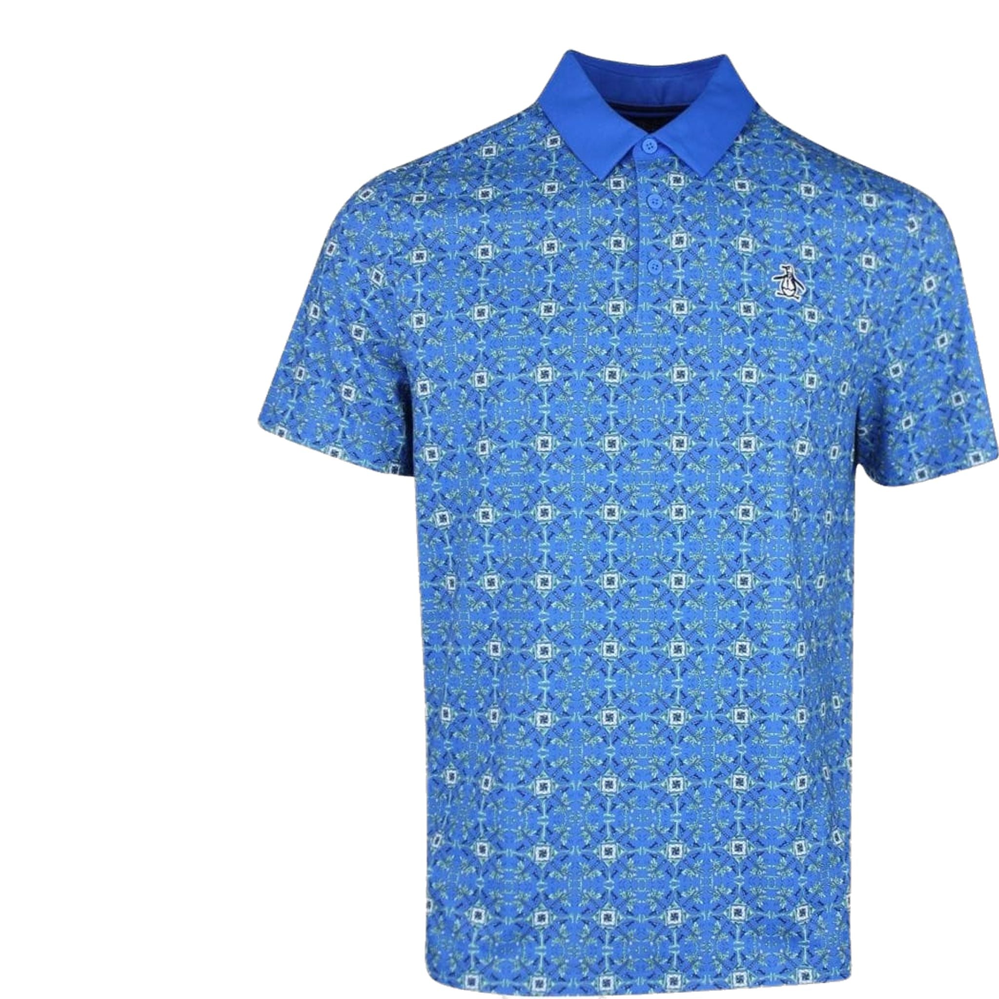 Polo da uomo originale Penguin Pete's Cocktail Windowpane