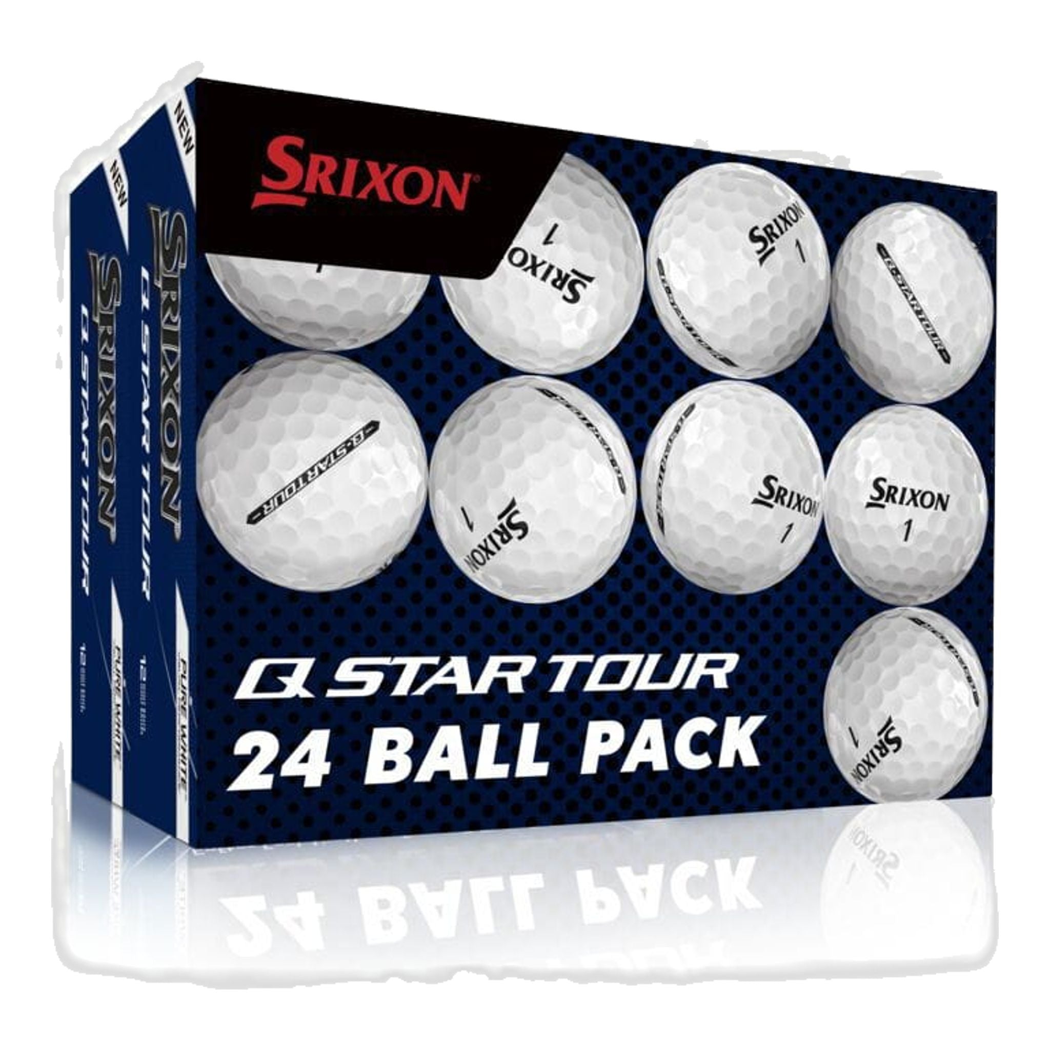 Confezione doppia di 5 palline da golf Srixon Q-Star Tour in bustina