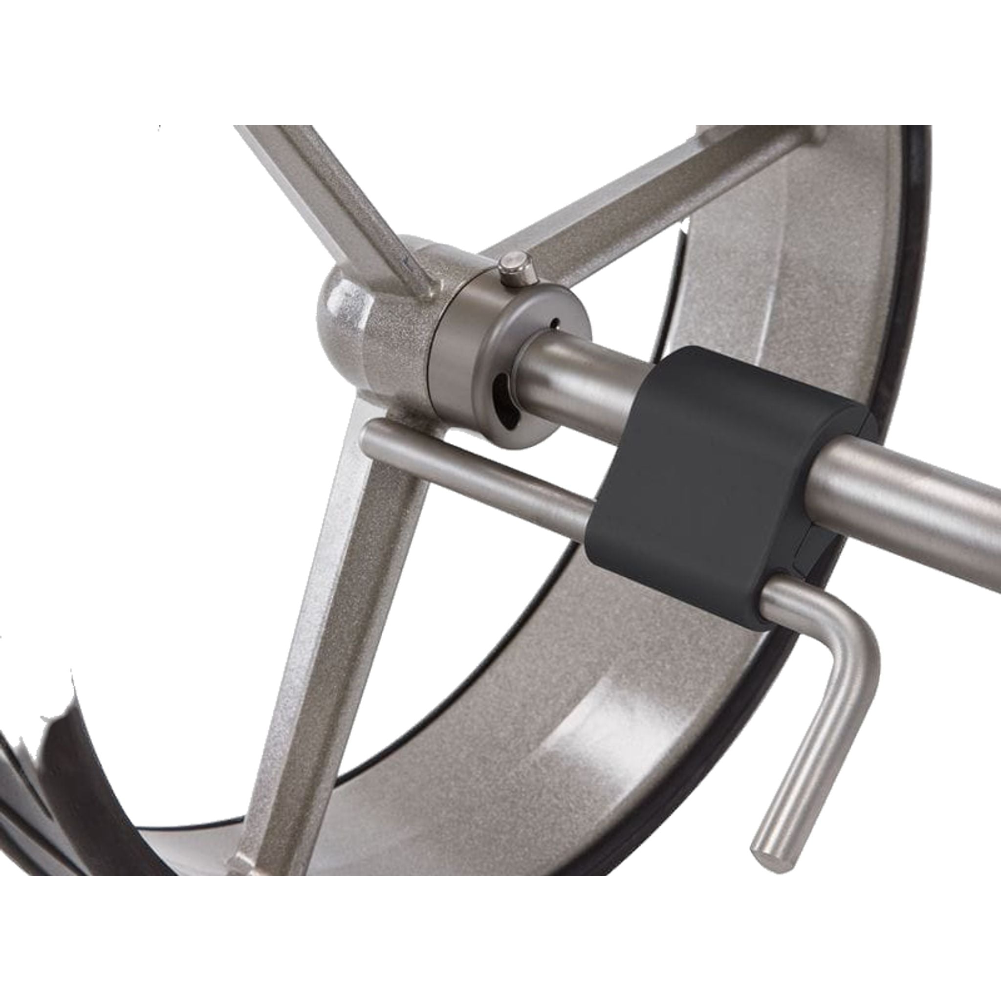 Freno meccanico JuCad per caddy manuali in titanio e acciaio inossidabile