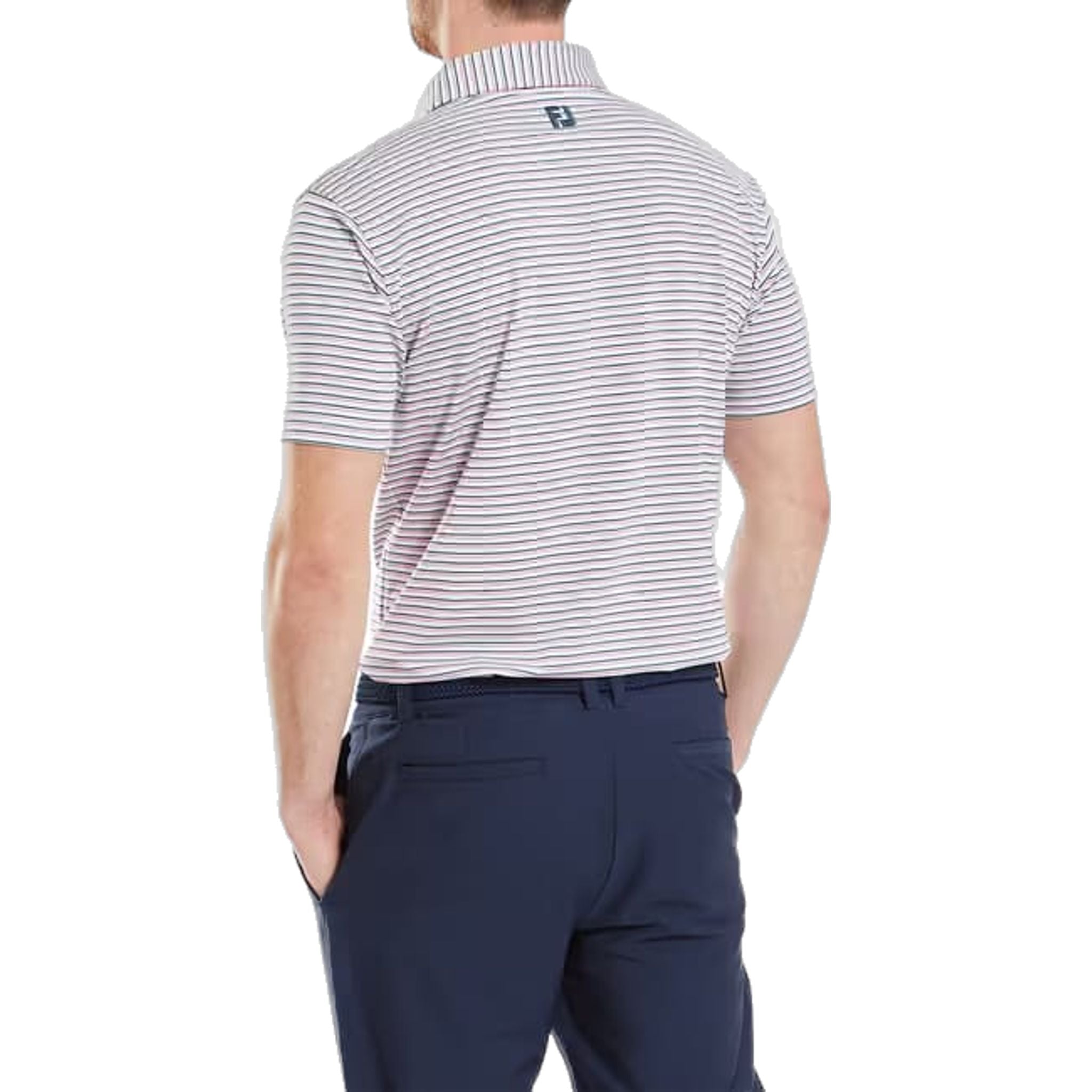 Polo da uomo Footjoy Balance Stripe Lisle
