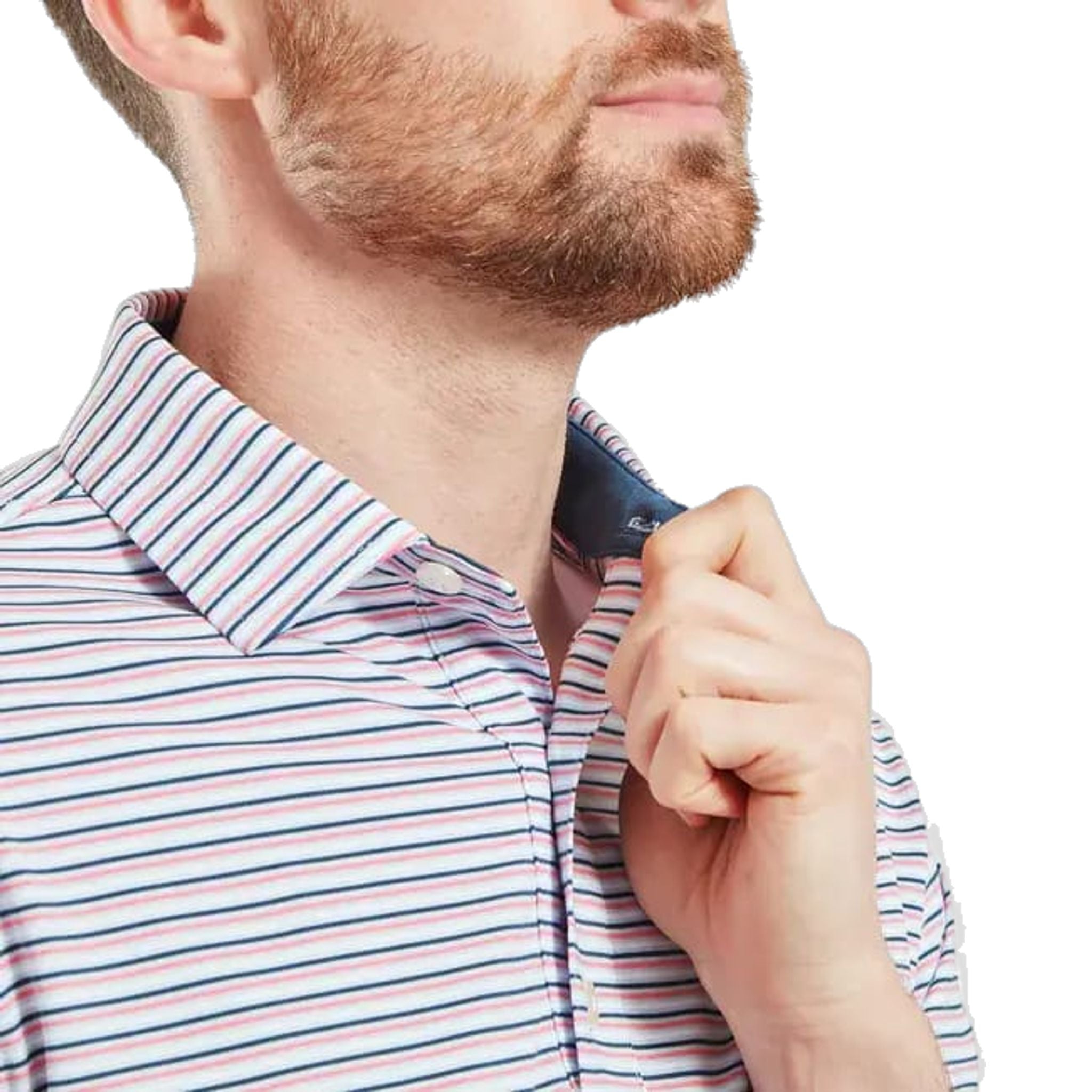 Polo da uomo Footjoy Balance Stripe Lisle