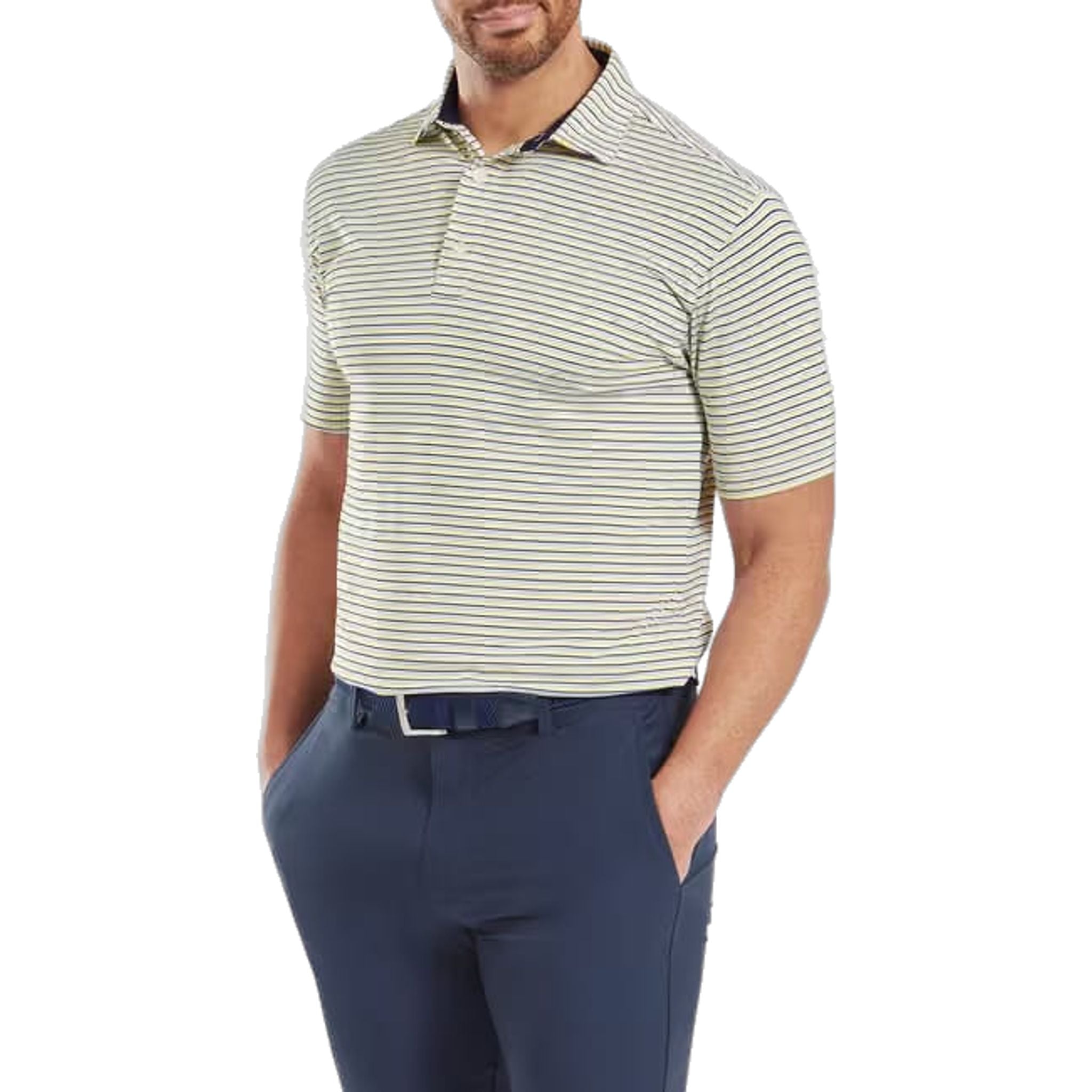 Polo da uomo Footjoy Balance Stripe Lisle