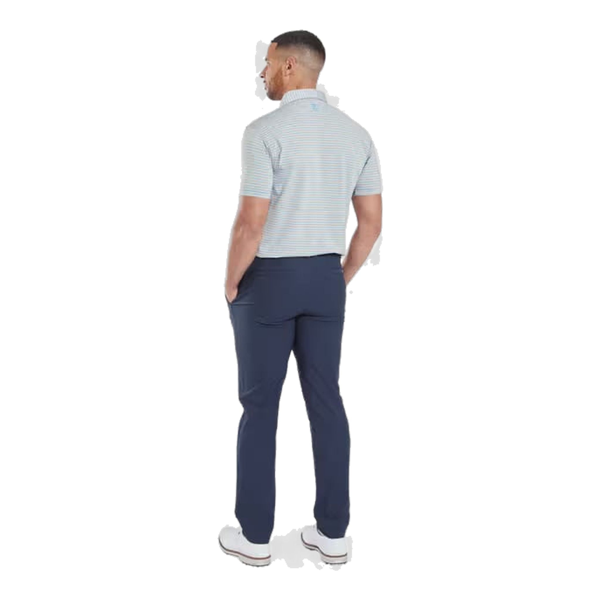 Polo da uomo Footjoy Balance Stripe Lisle
