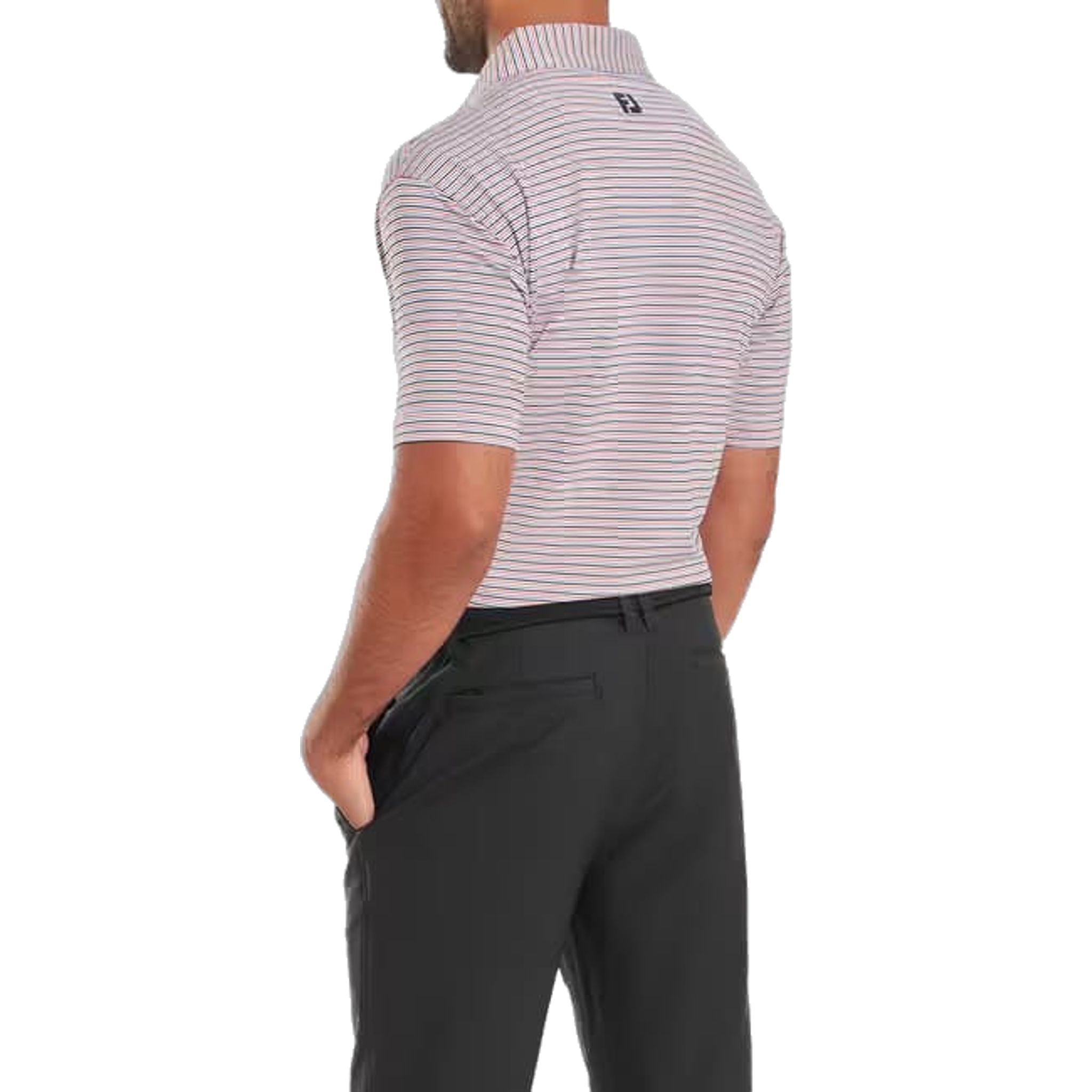 Polo da uomo Footjoy Balance Stripe Lisle