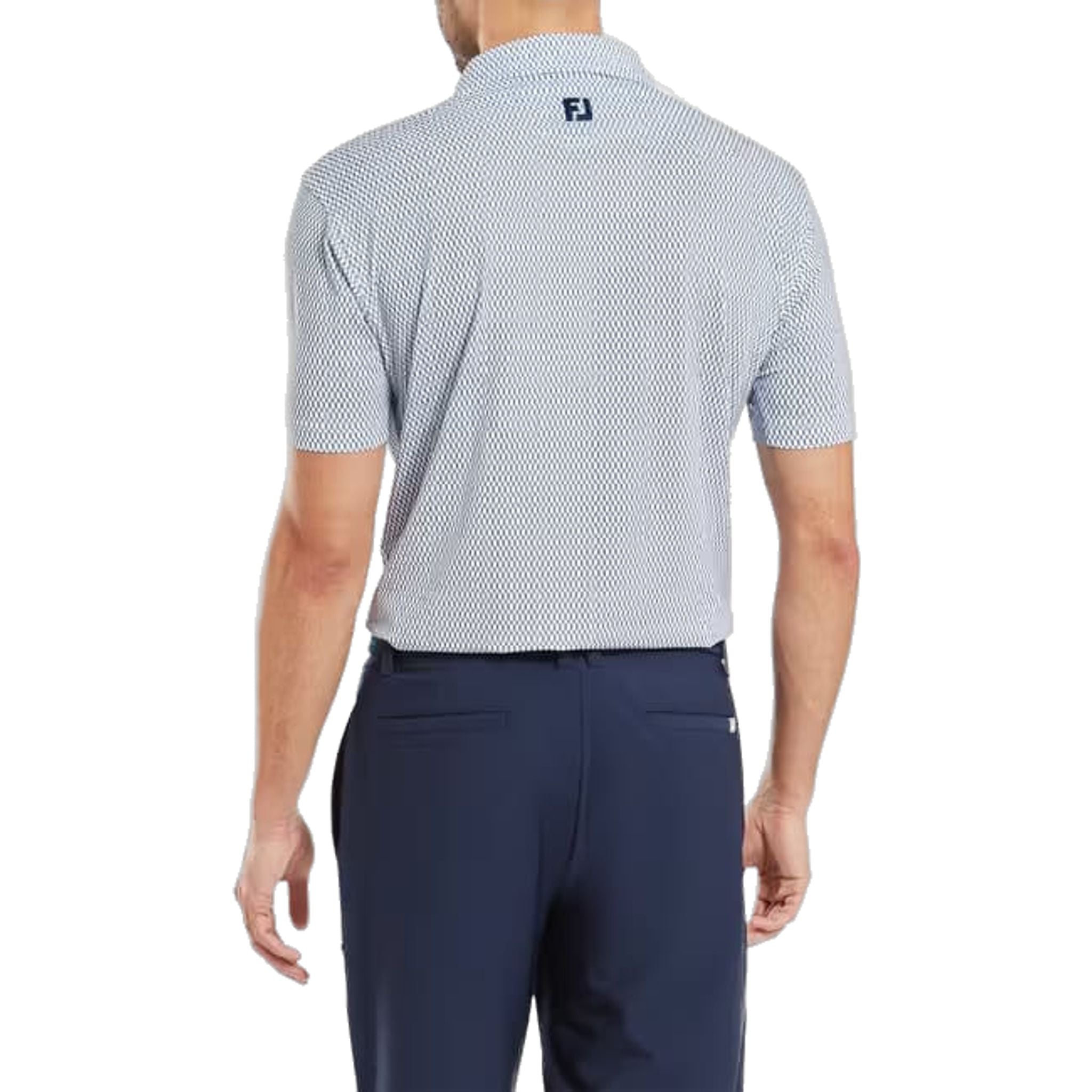 Polo da uomo Footjoy Irongate Print Lisle