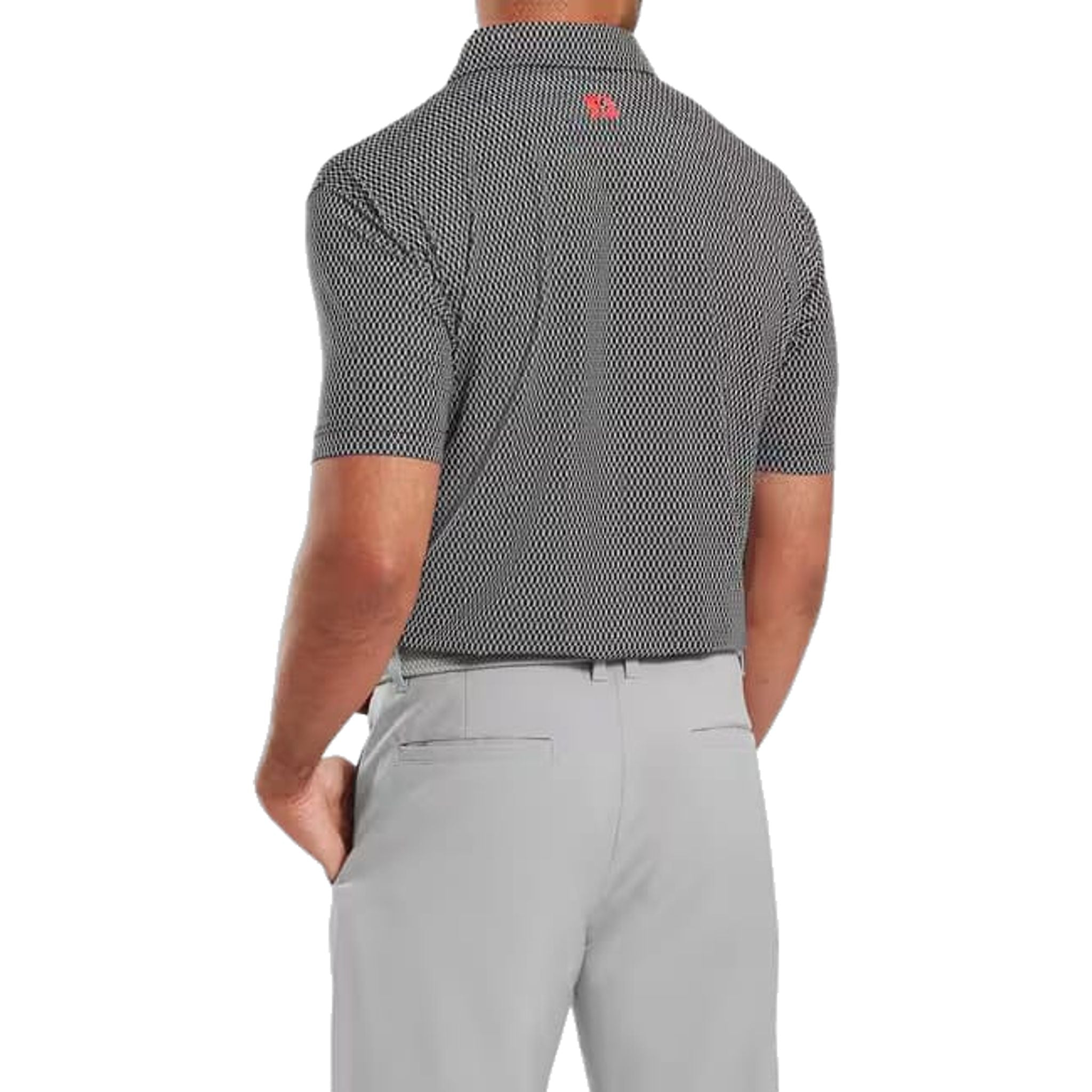 Polo da uomo Footjoy Irongate Print Lisle