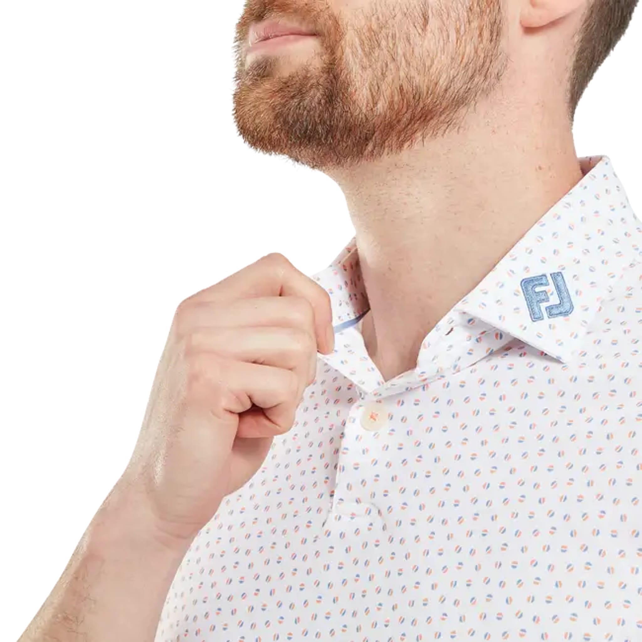 Footjoy Bounce Print Pique Herren