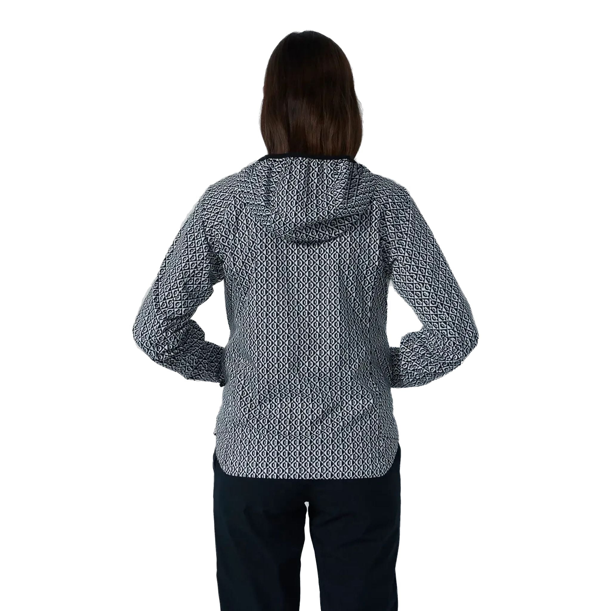 Giacca antipioggia con stampa Flaine Daily Sports da donna