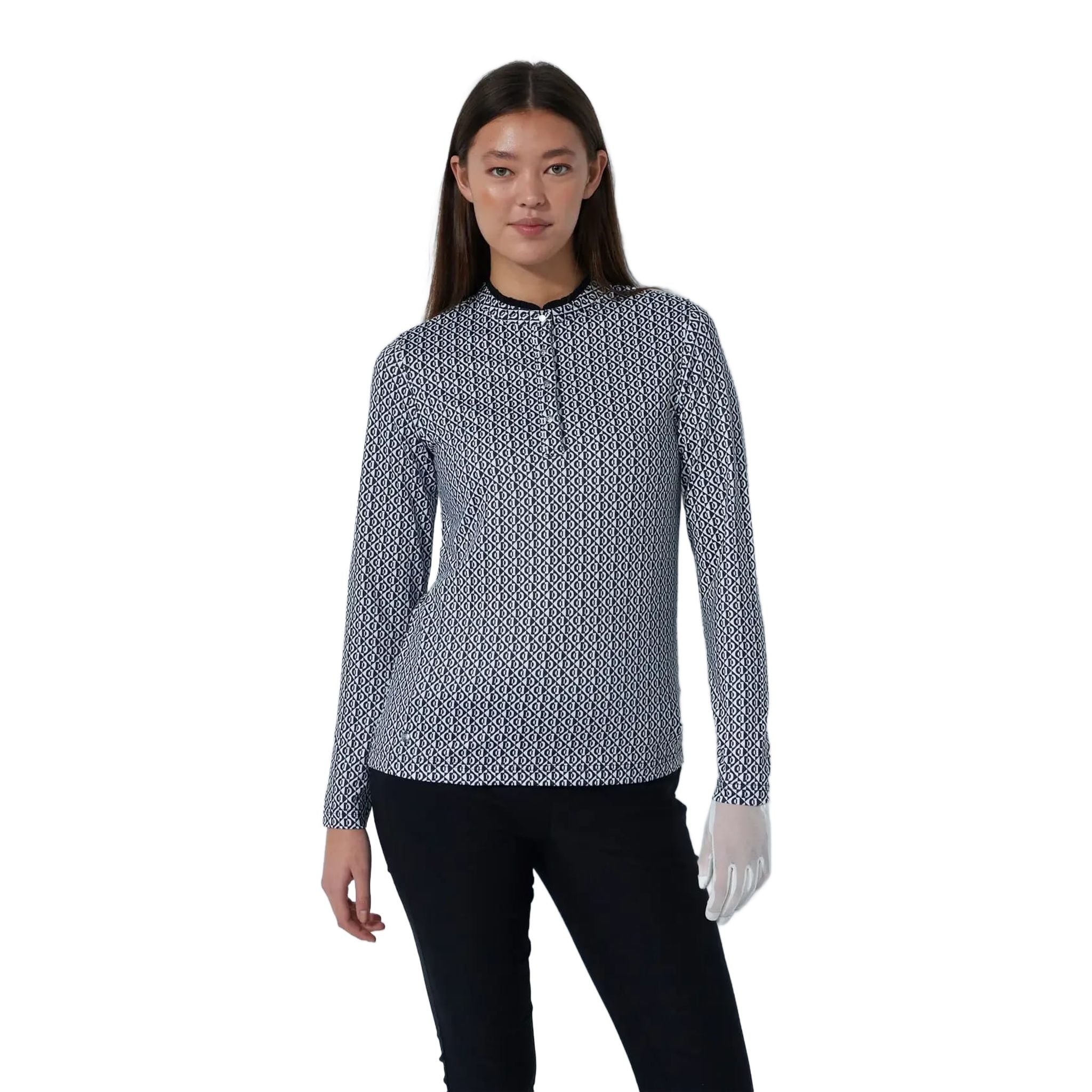 Daily Sports Diamond Ls Half Neck Midlayer da donna