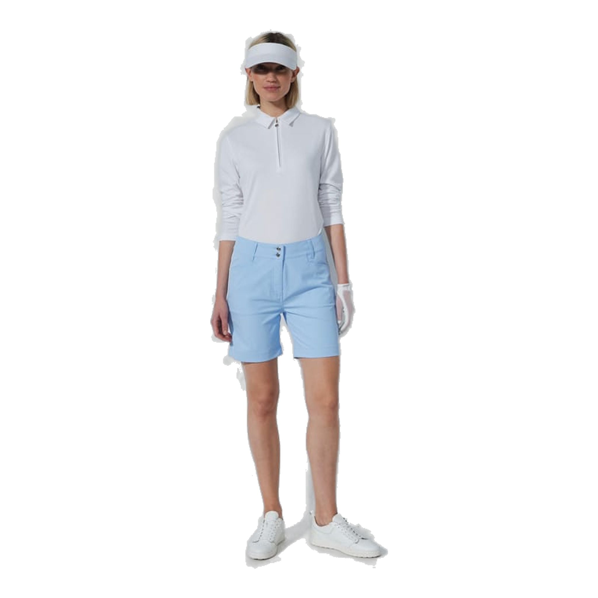 Pantaloncini sportivi glamour da giorno 45 cm da donna