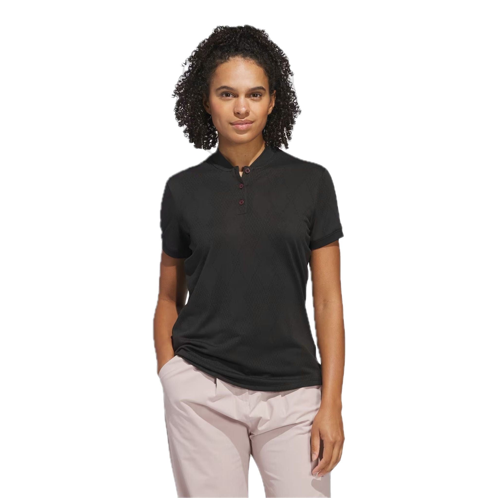 Polo Adidas Ultimate365 Diamond Jacquard da donna