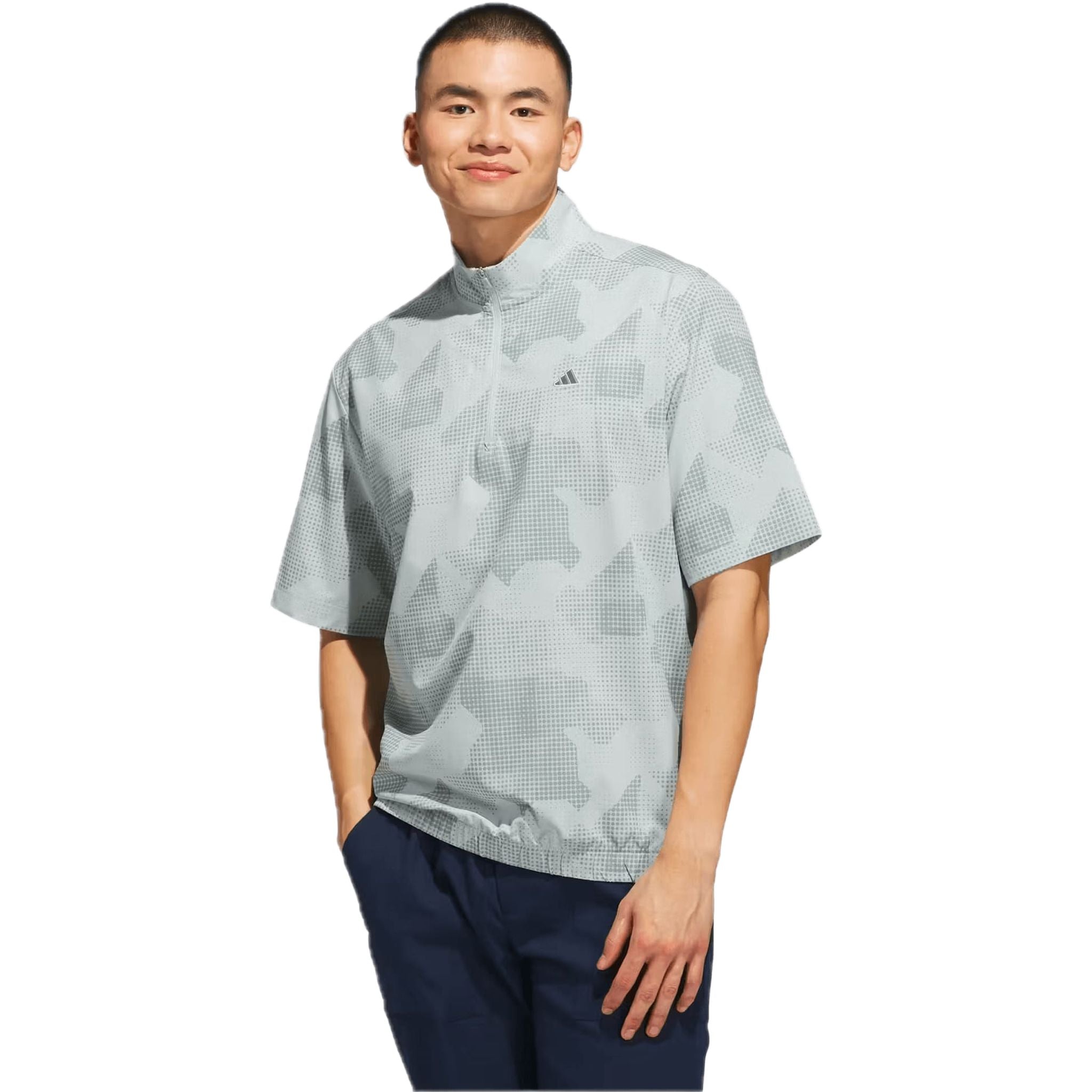 Maglia a maniche corte con mezza zip Adidas Go-to DWR da donna