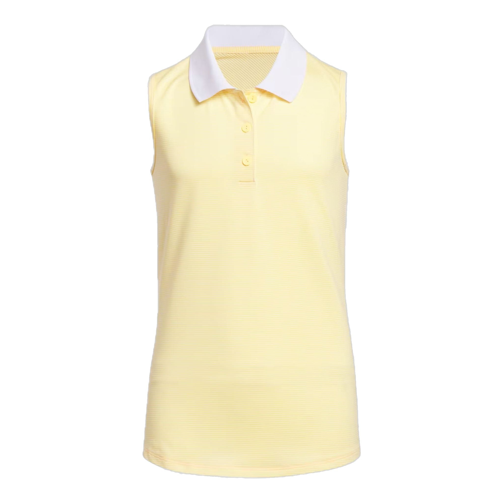 Polo senza maniche a righe Adidas Ottoman da donna