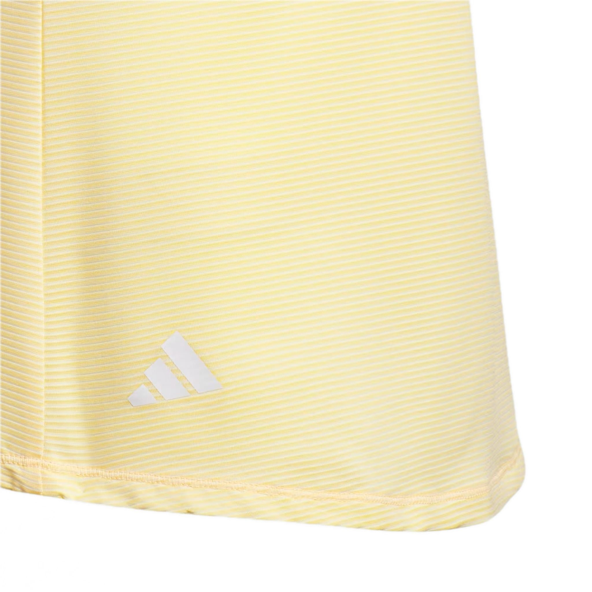 Polo senza maniche a righe Adidas Ottoman da donna