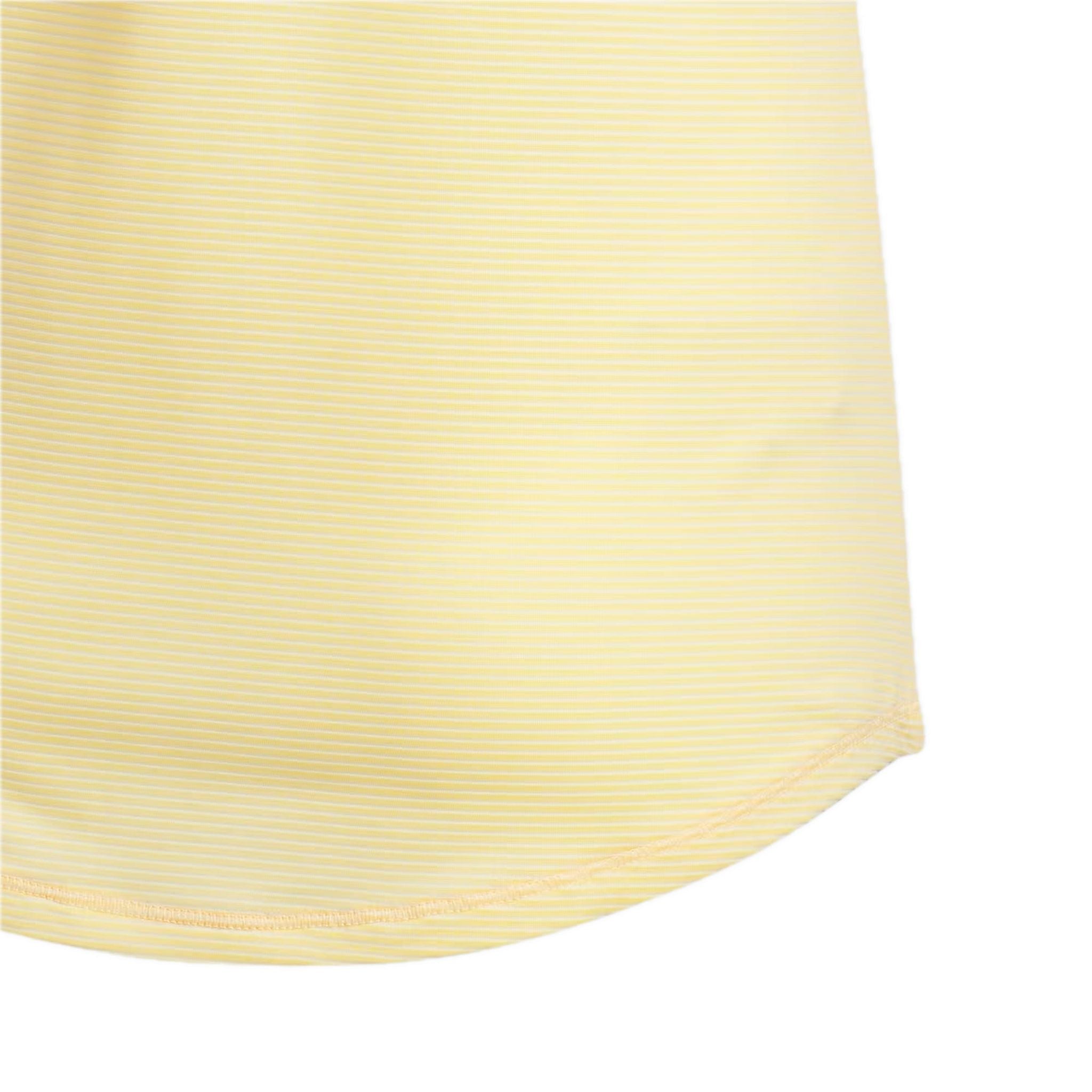 Polo senza maniche a righe Adidas Ottoman da donna