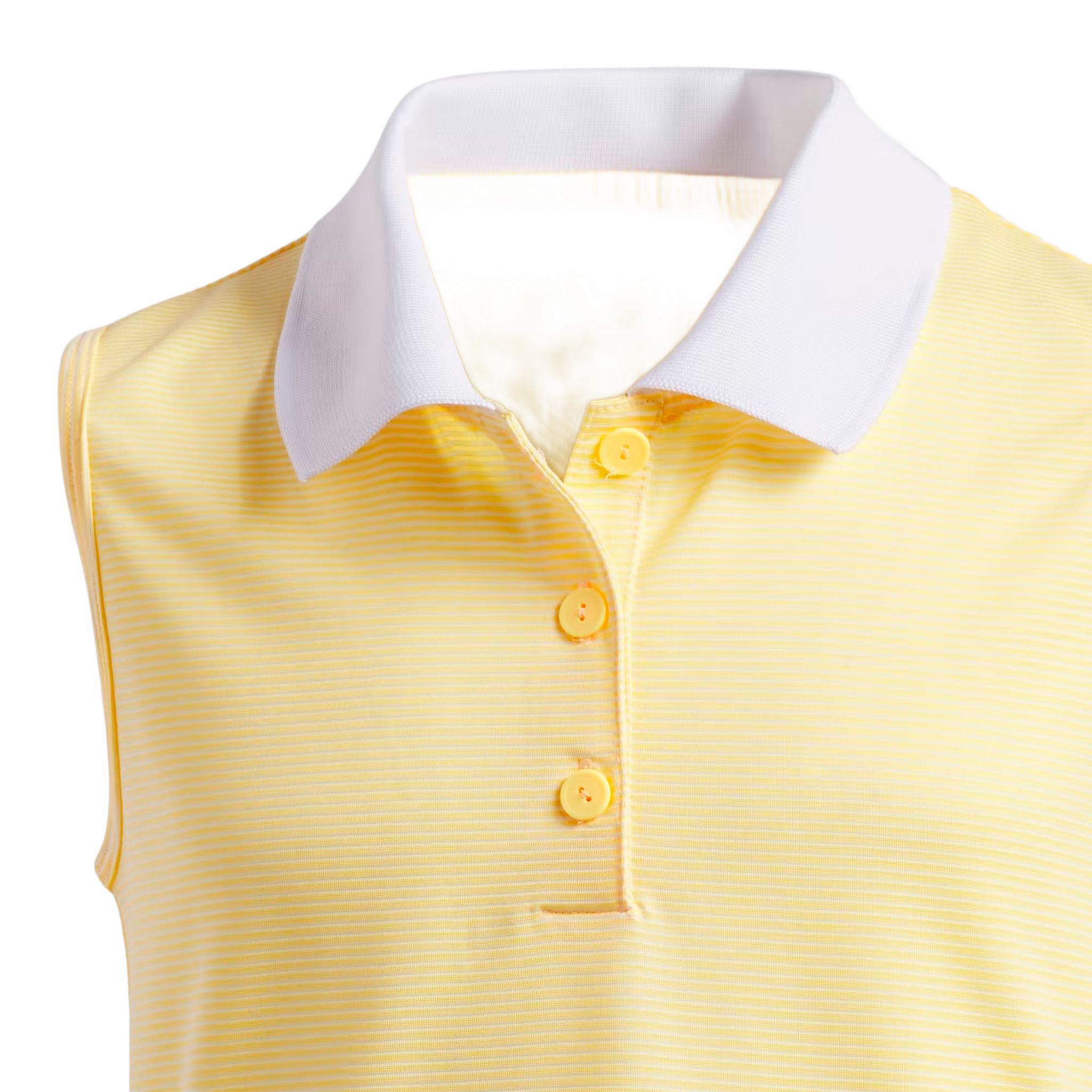 Polo senza maniche a righe Adidas Ottoman da donna