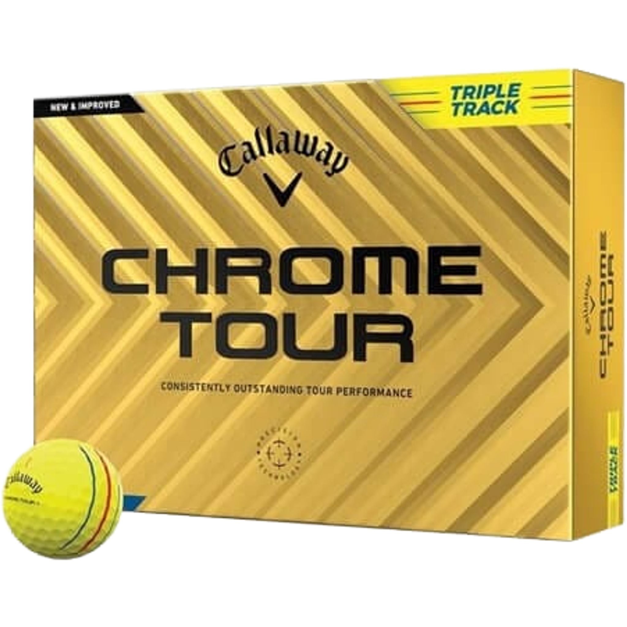 Palline da golf Callaway Chrome Soft Tour Triple Track (24) (12 pezzi)