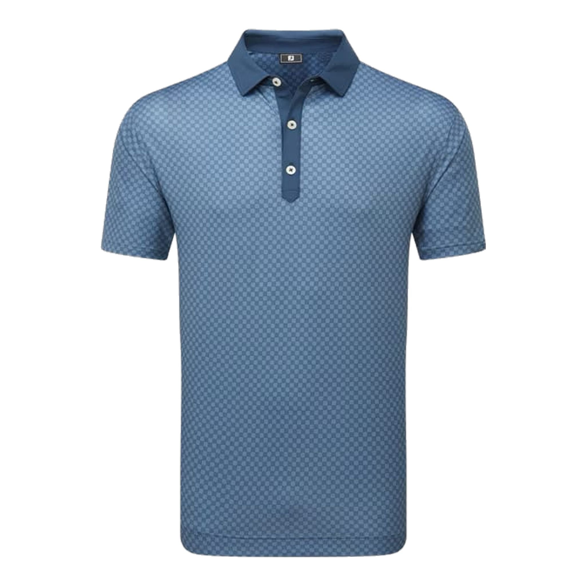 Polo da uomo Footjoy Checker Jacquard