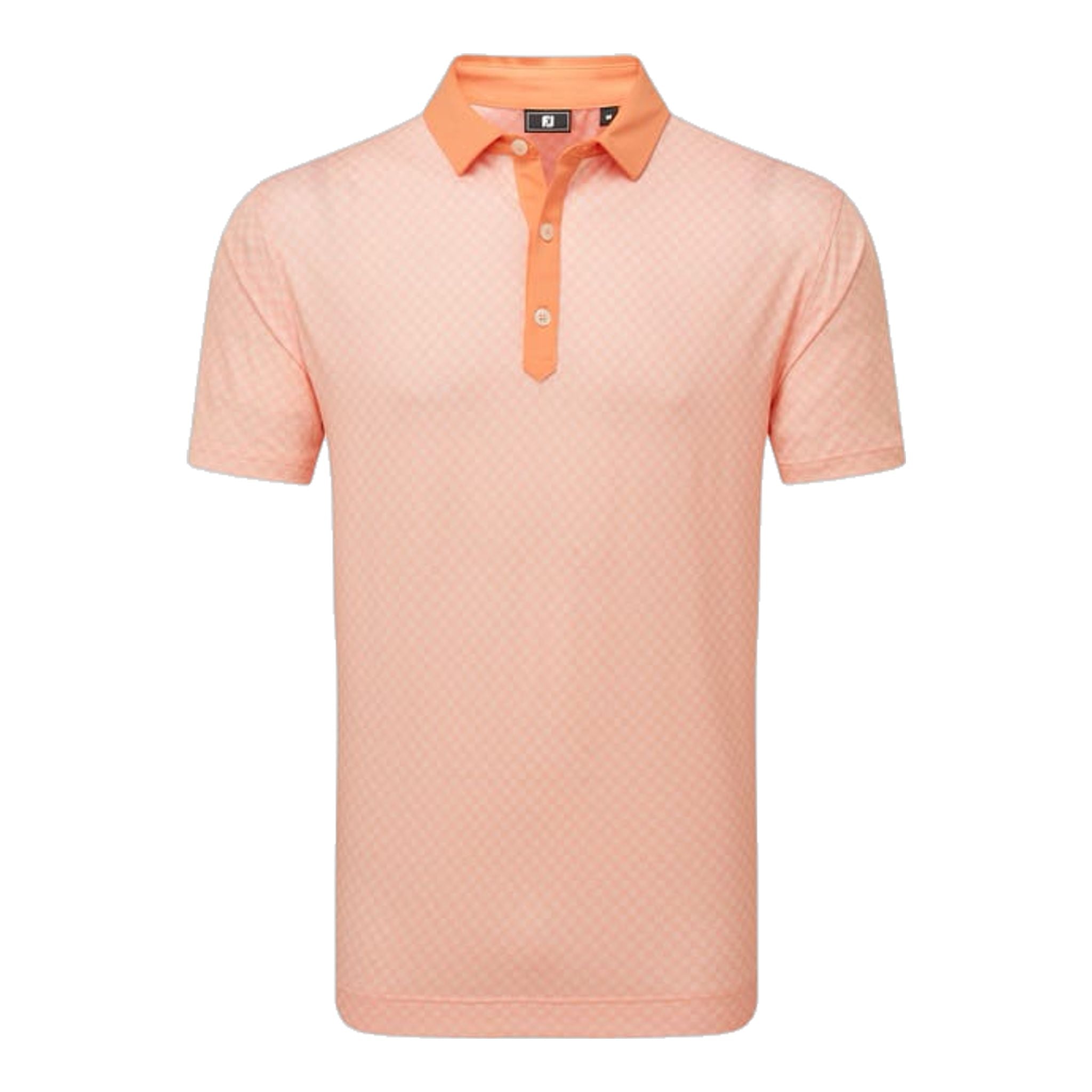 Polo da uomo Footjoy Checker Jacquard
