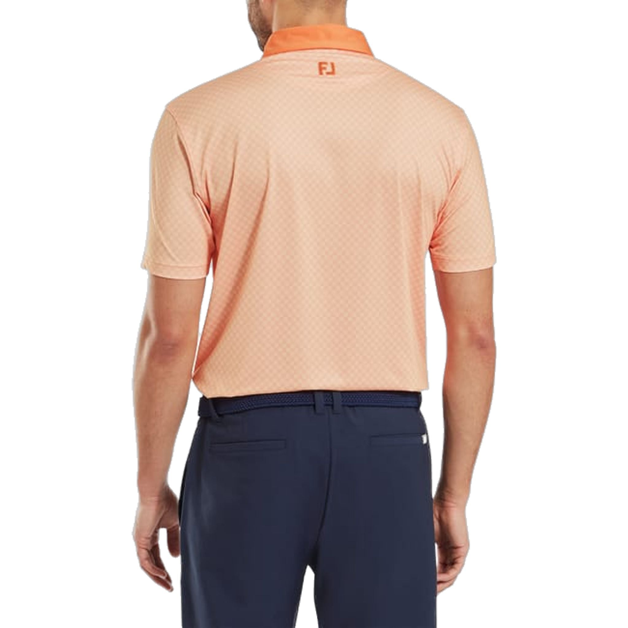 Polo da uomo Footjoy Checker Jacquard