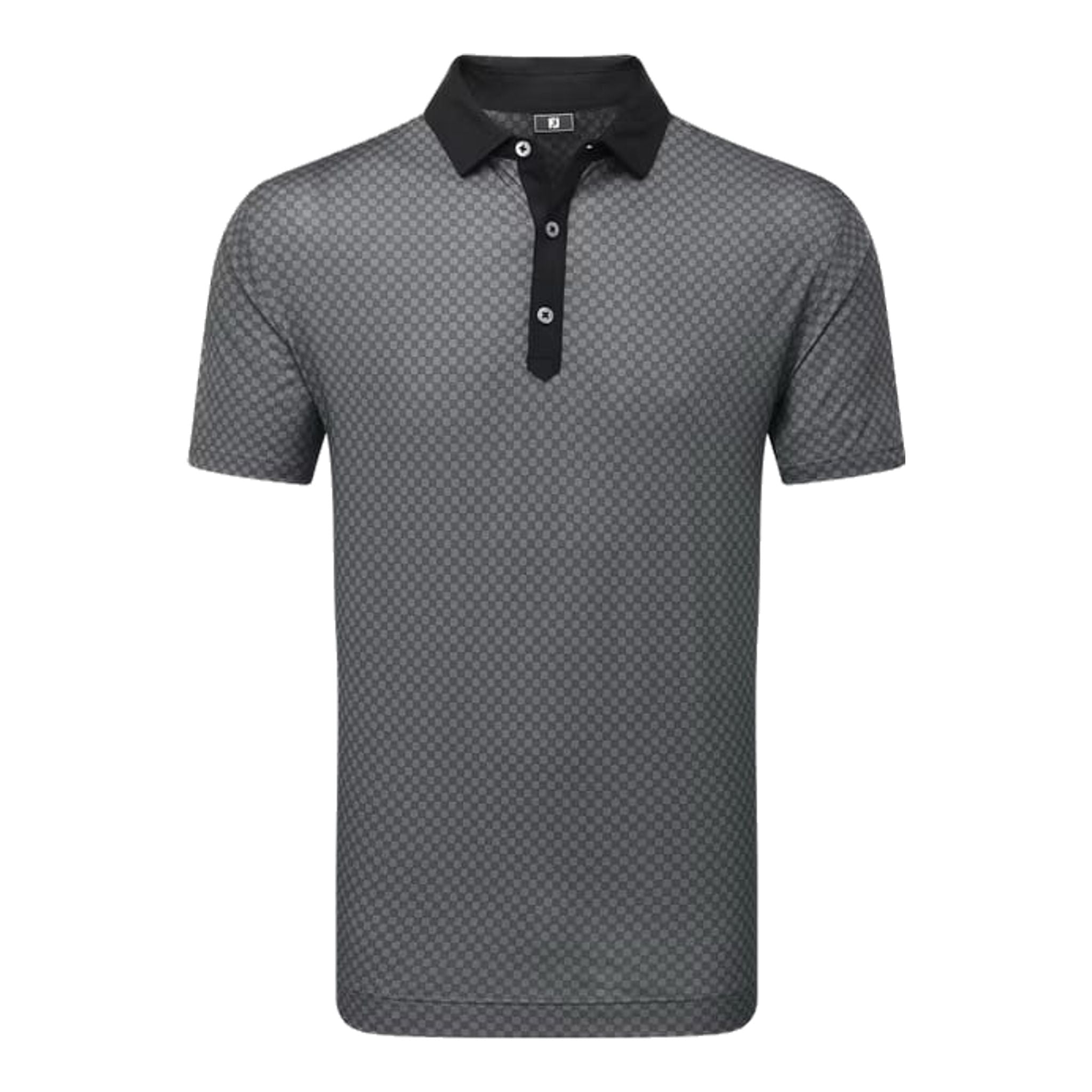Polo da uomo Footjoy Checker Jacquard