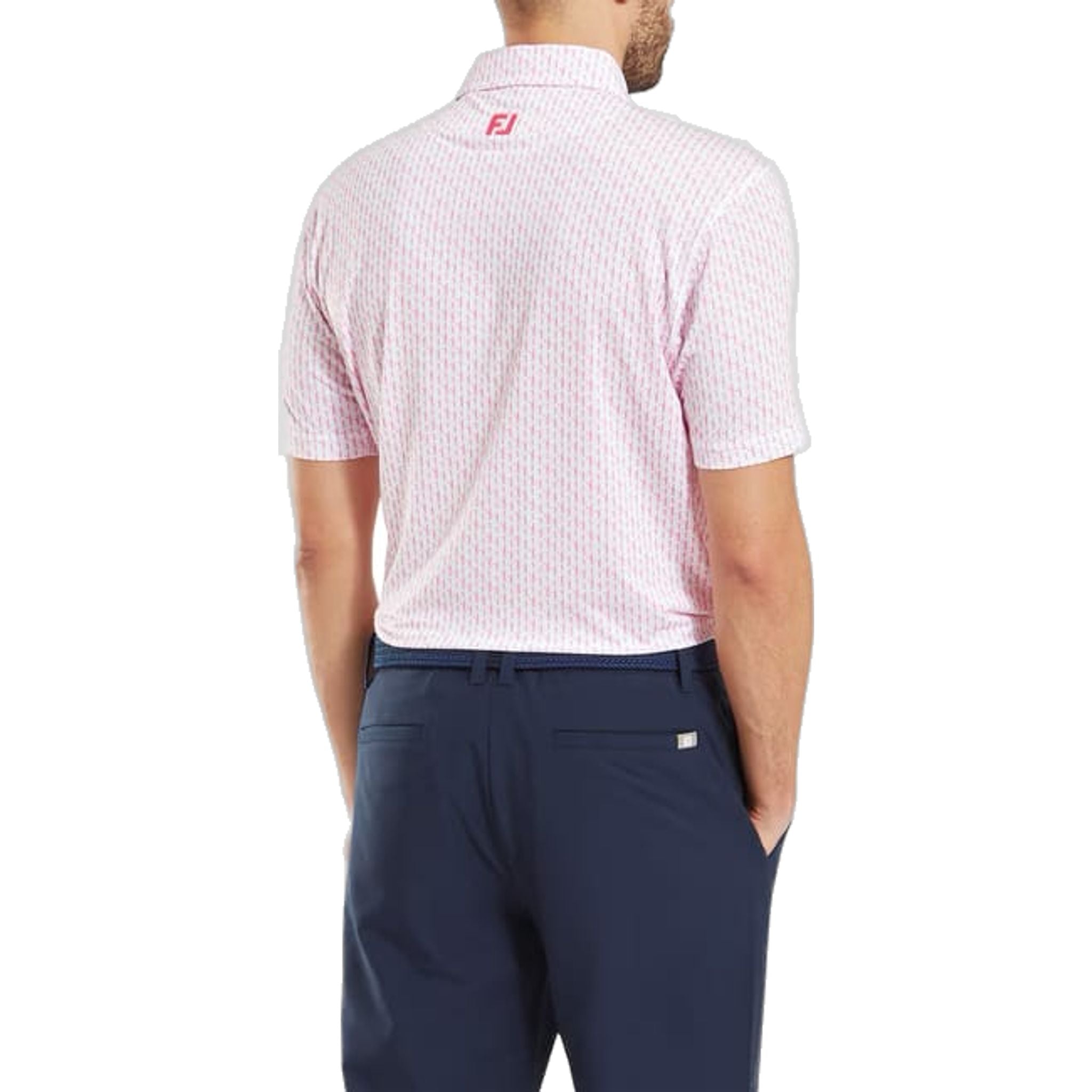 Polo da uomo con stampa Footjoy Figure