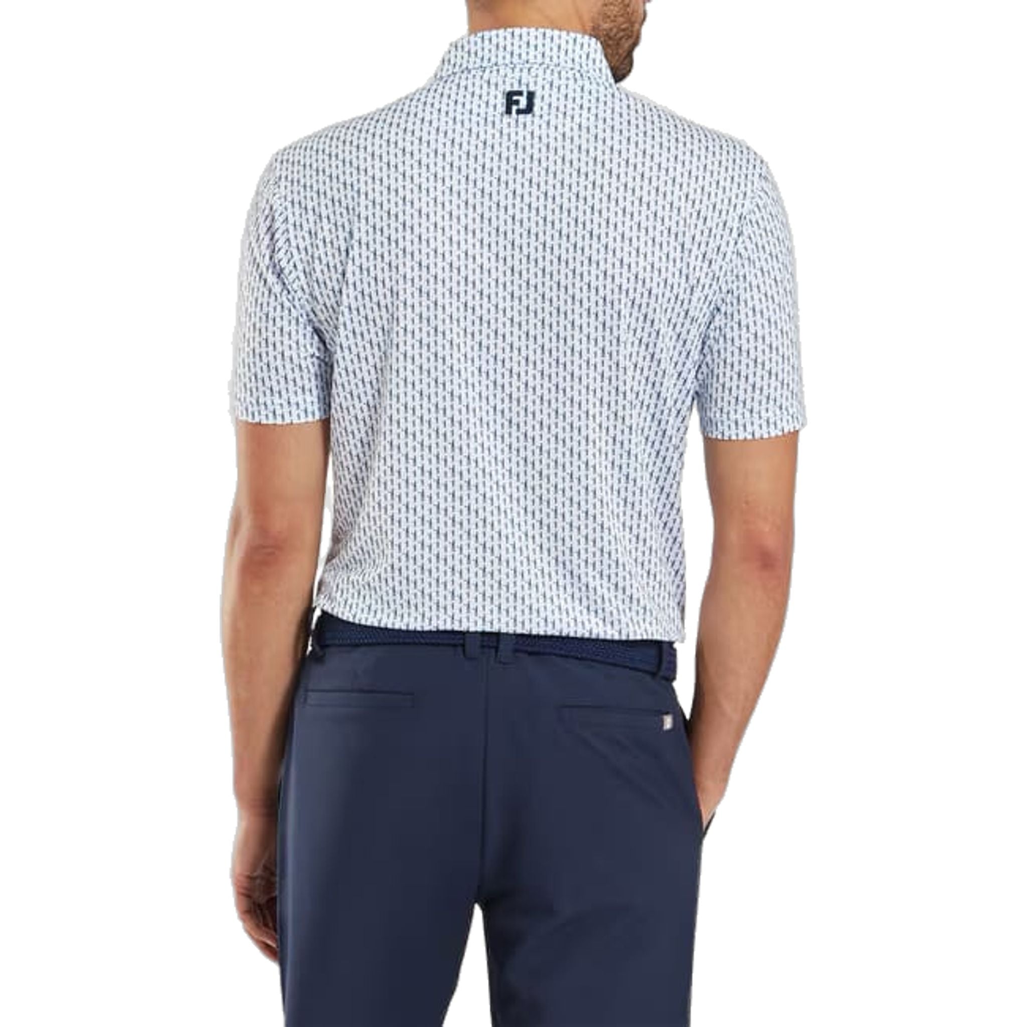 Polo da uomo con stampa Footjoy Figure