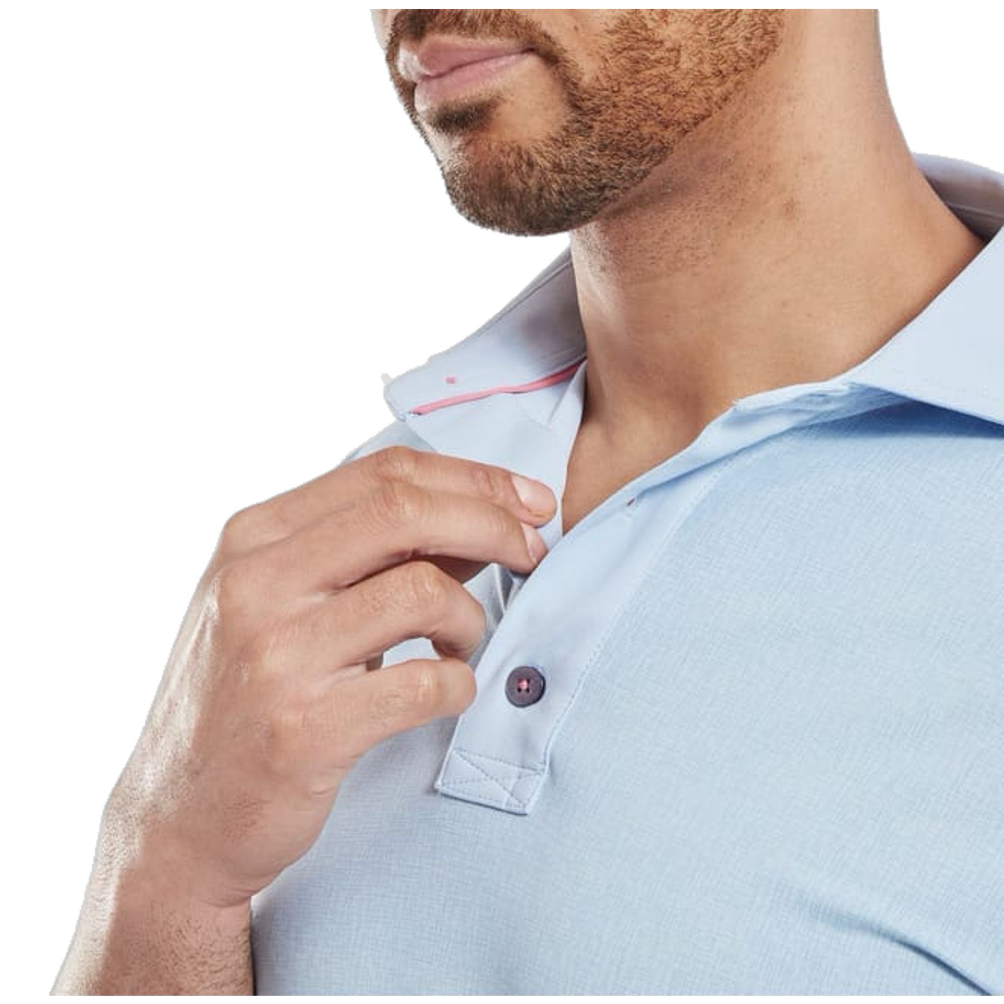 Polo da uomo con stampa a trama incisa Footjoy