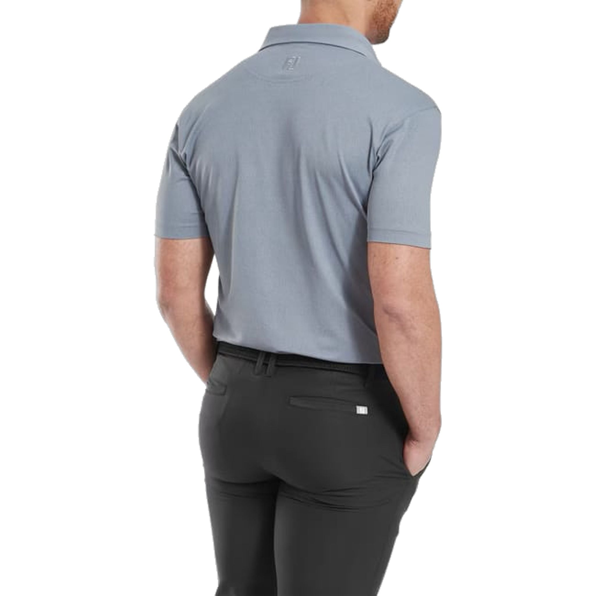 Polo da uomo con stampa a trama incisa Footjoy