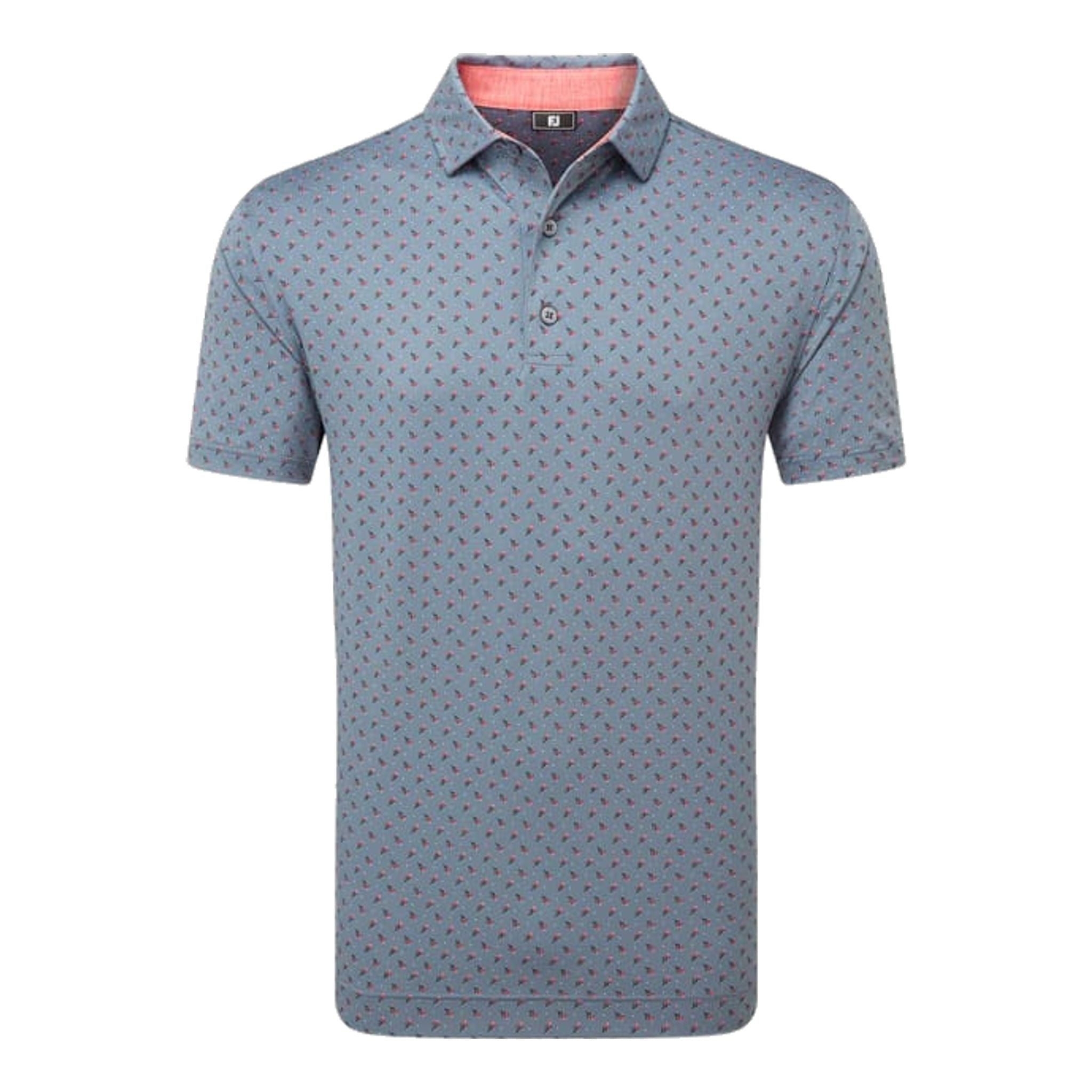 Polo da uomo Footjoy Flower Bud