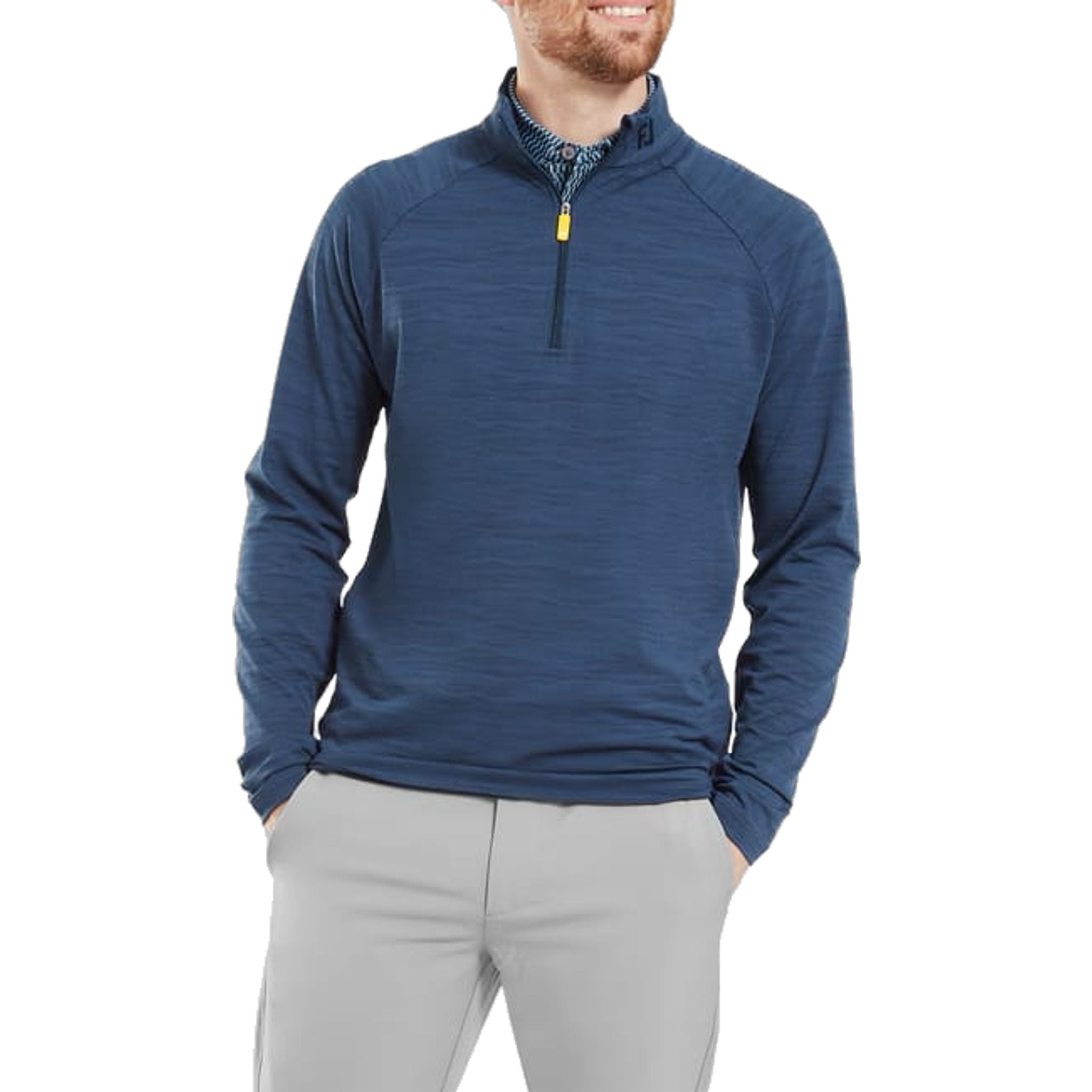 Footjoy Wave Jacquard Chill-Out Midlayer Uomo