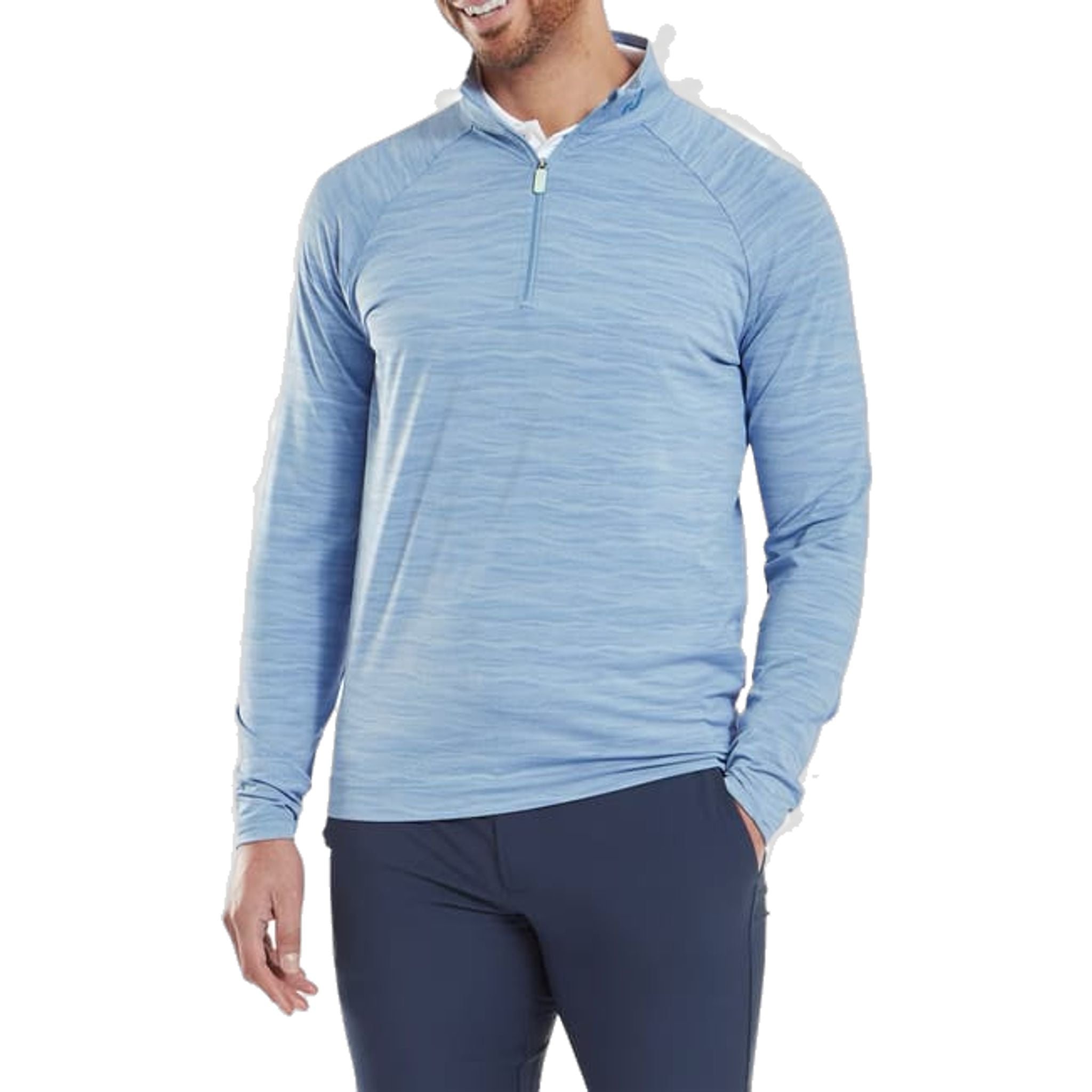 Footjoy Wave Jacquard Chill-Out Midlayer Uomo