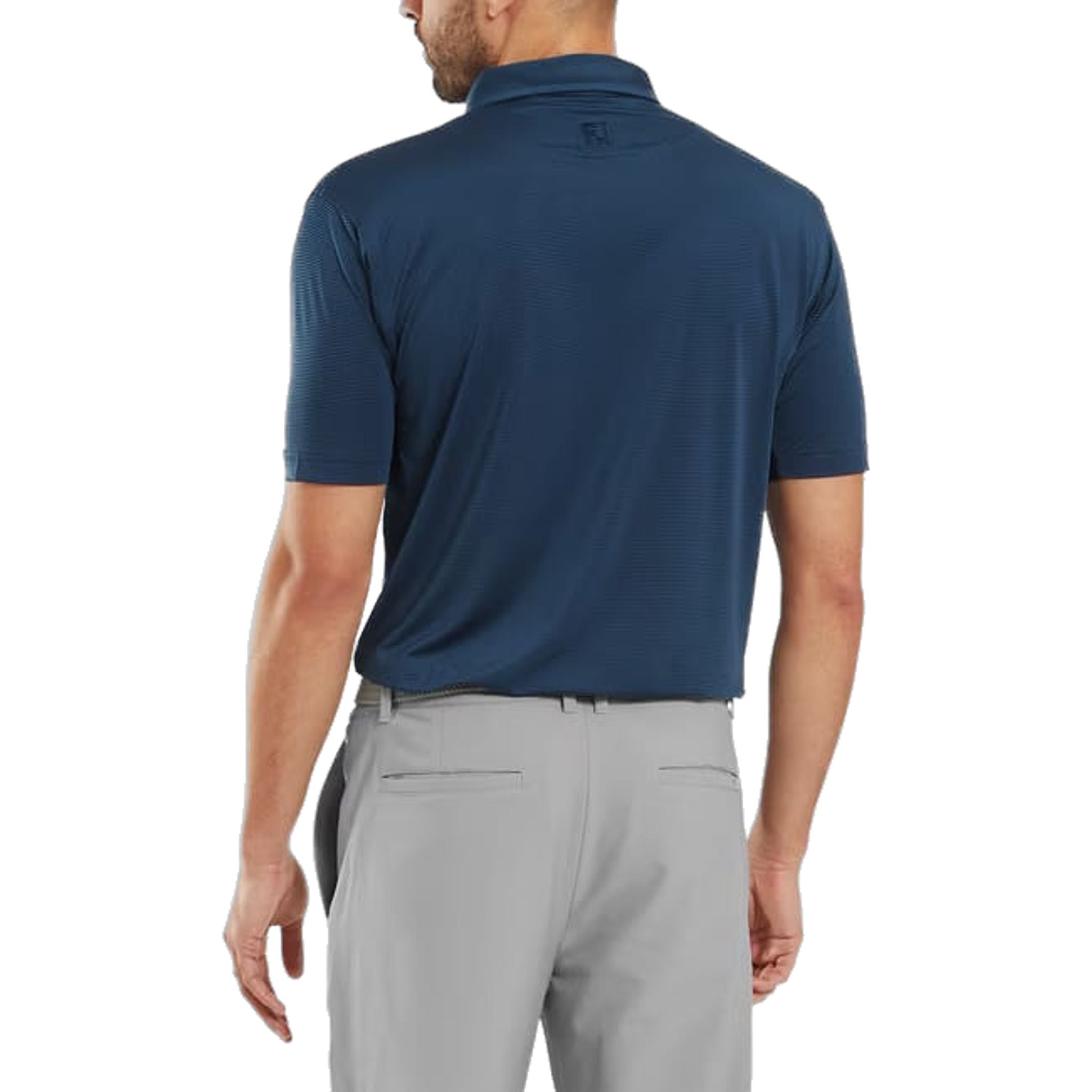 Polo da uomo Footjoy Micro Feeder Stripe Lisle