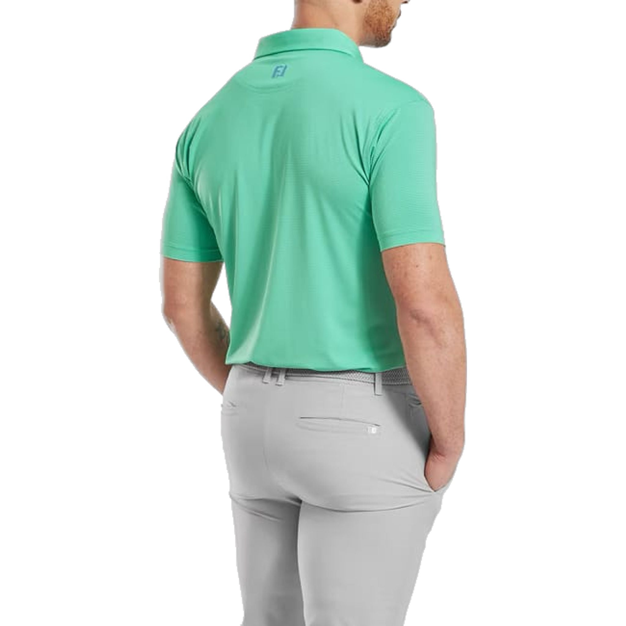 Polo da uomo Footjoy Micro Feeder Stripe Lisle