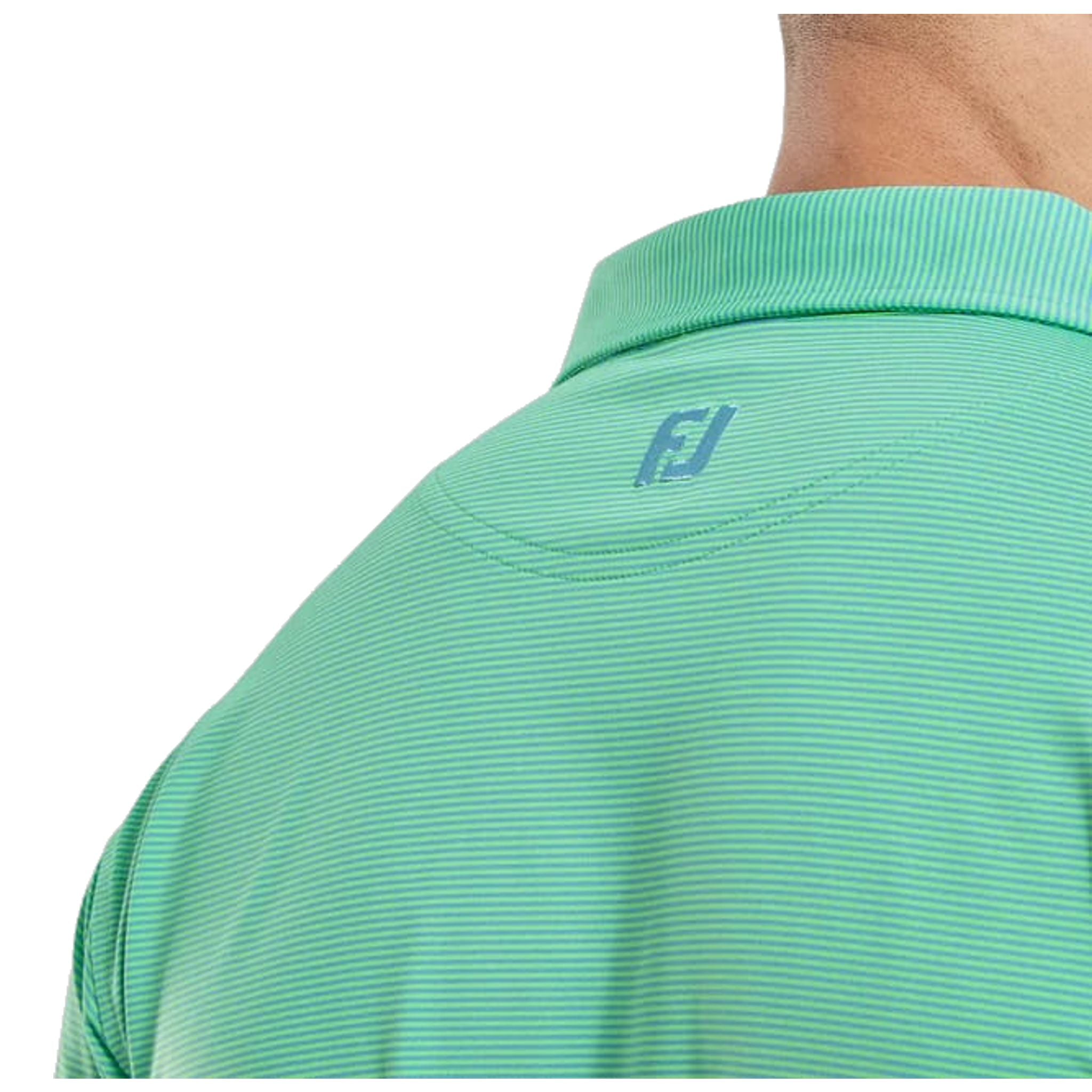 Polo da uomo Footjoy Micro Feeder Stripe Lisle