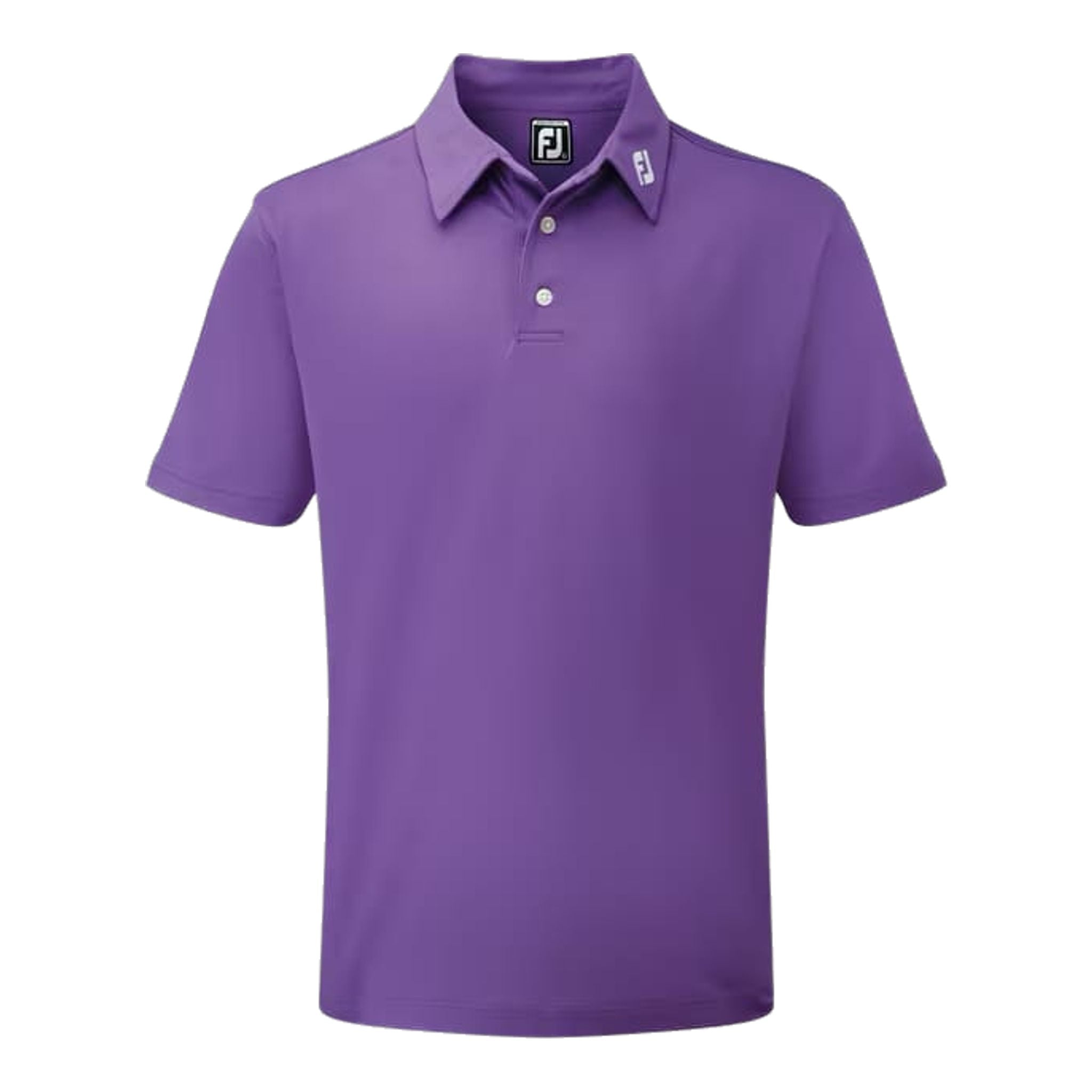 Polo Footjoy M Stretch Pique SS Viola Uomo