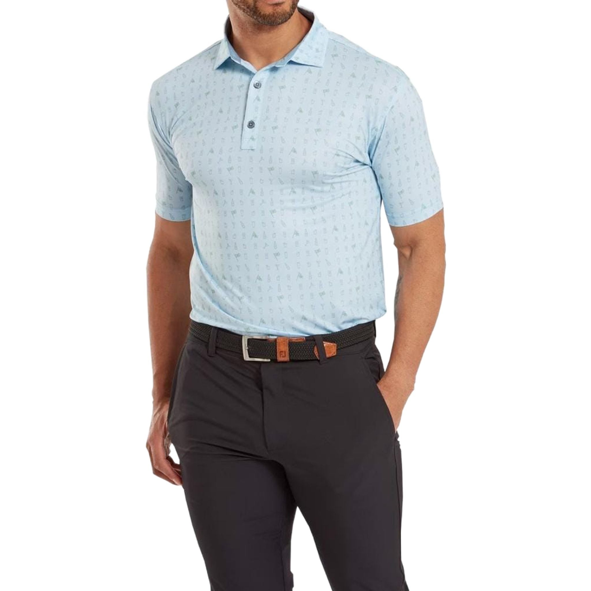 Polo da uomo Footjoy The 19th Hole