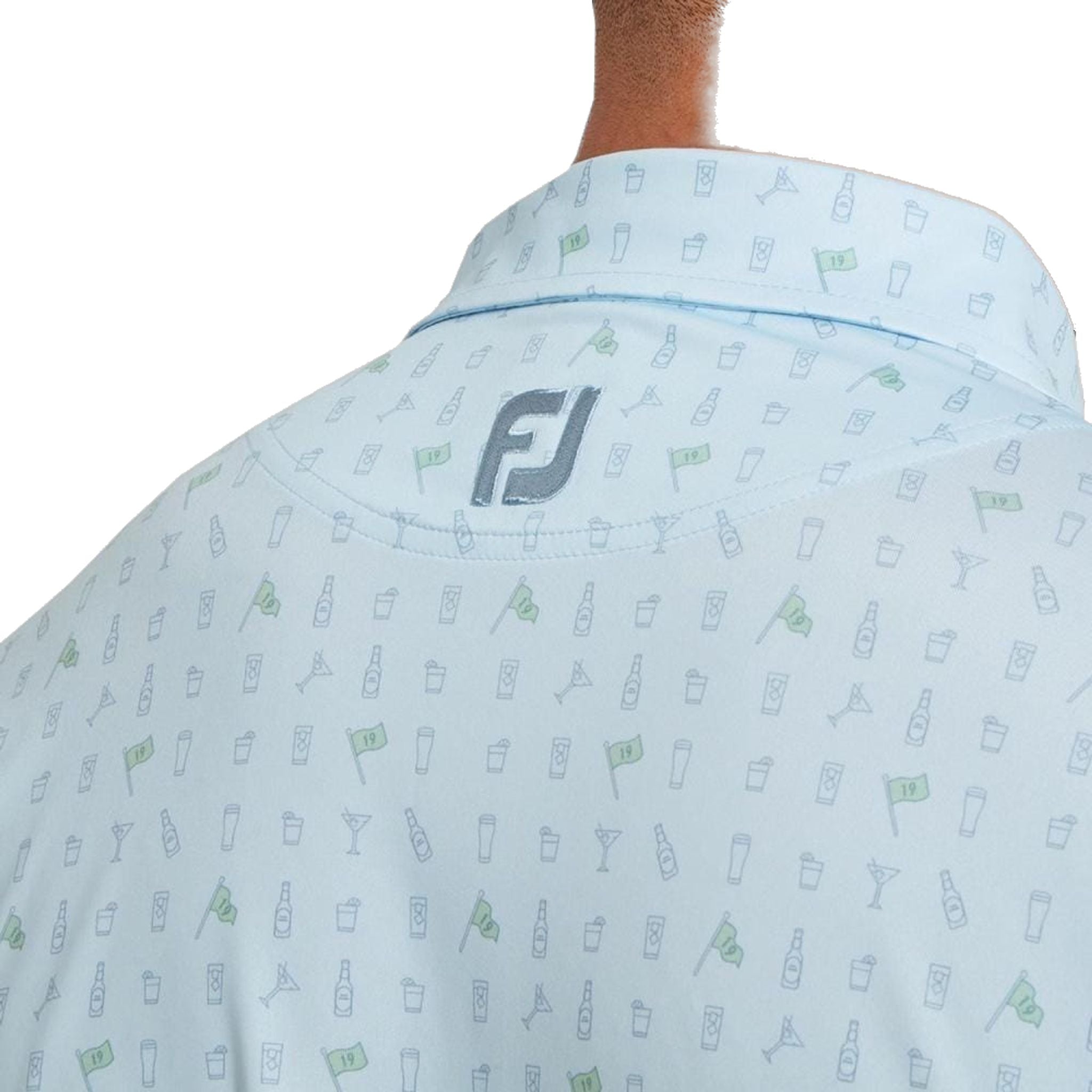 Polo da uomo Footjoy The 19th Hole